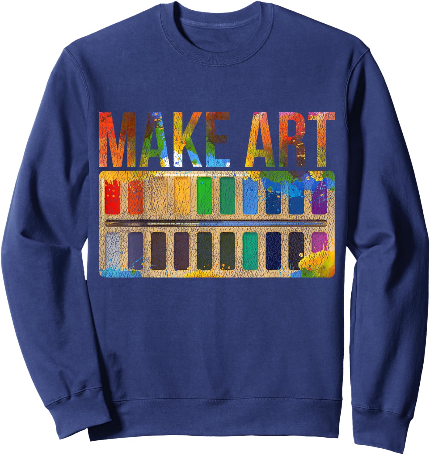 Make Art Artist Sweatshirt - Sweatshirt | Navy