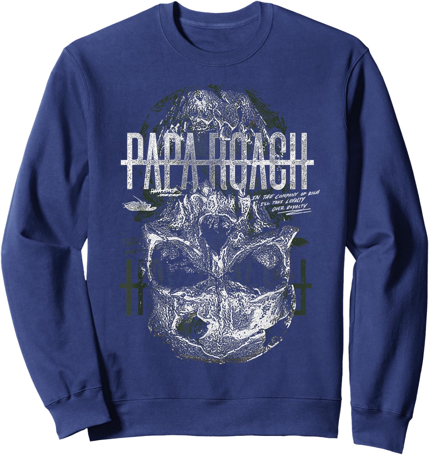 Papa Roach - Official Merchandise - Loyalty Sweatshirt - Sweatshirt | Navy