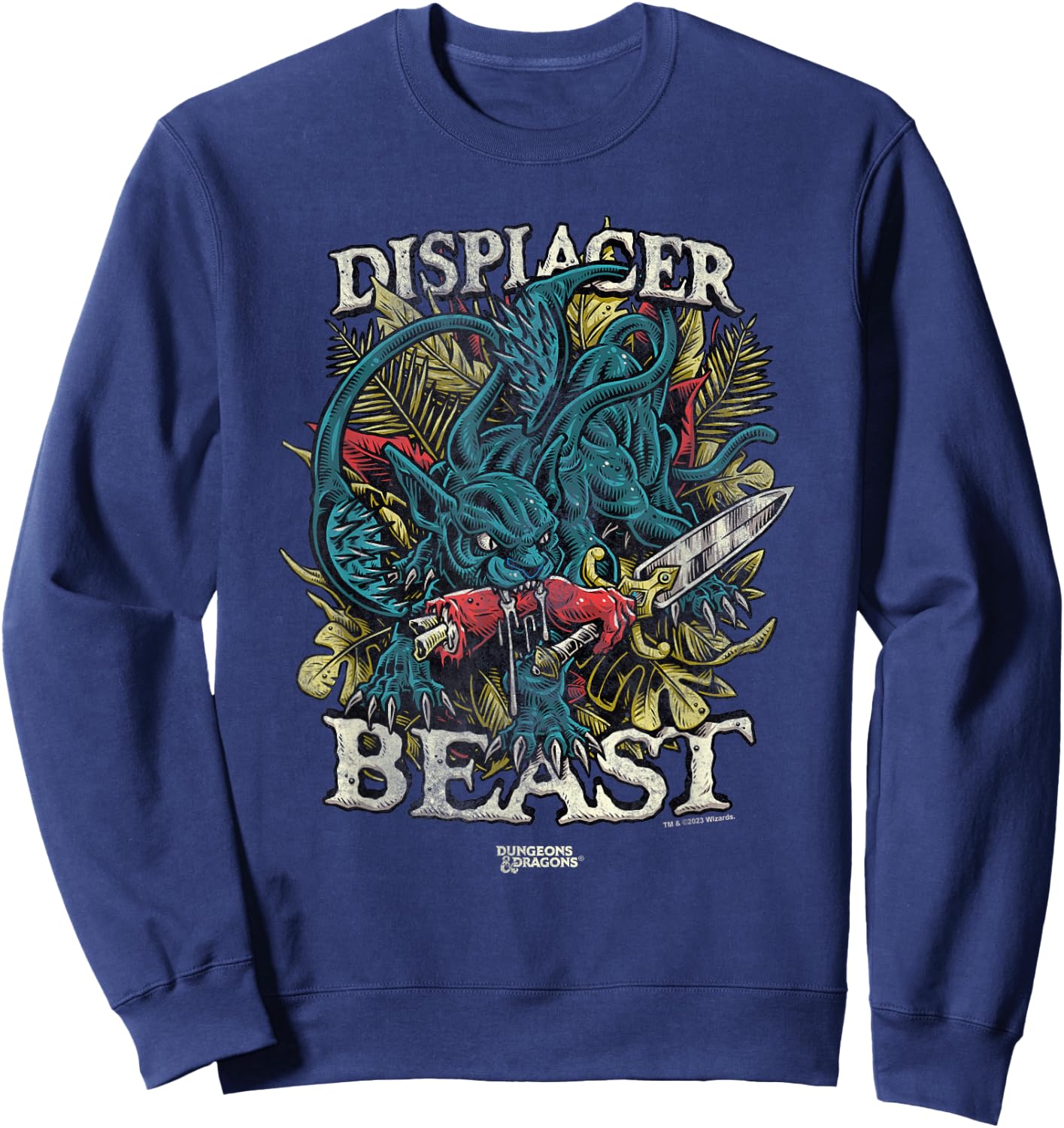 Dungeons & Dragons Displacer Beast Sweatshirt - Sweatshirt | Navy