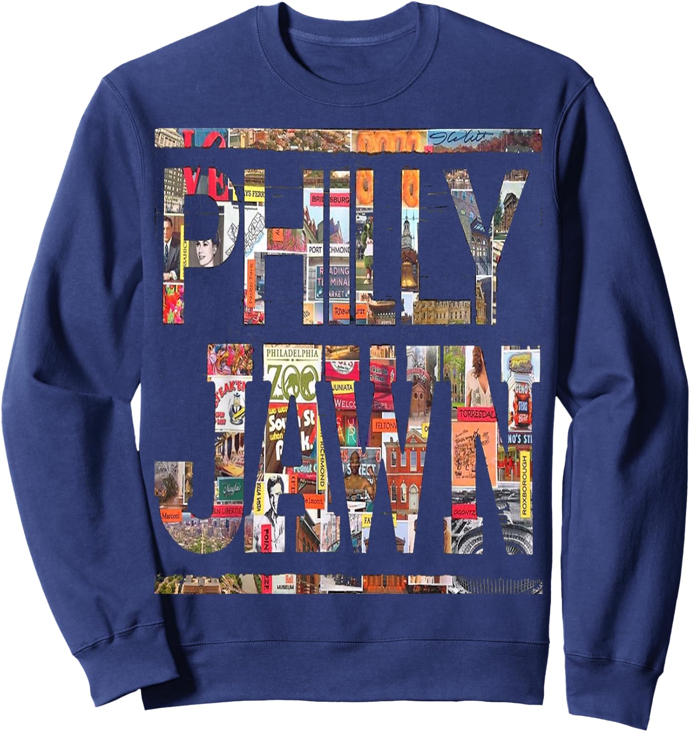 Philly jawn, Slang Philadelphia Hometown Sweatshirt - Sweatshirt | Navy