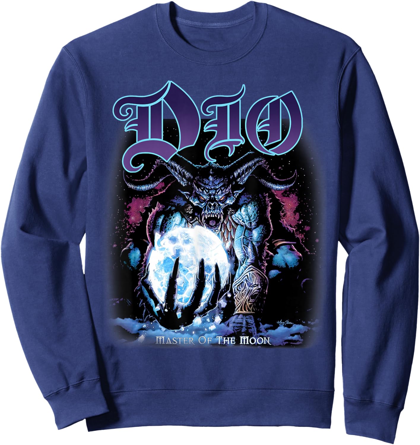 Dio – Master Of The Moon On Grey Sweatshirt - Sweatshirt | Navy