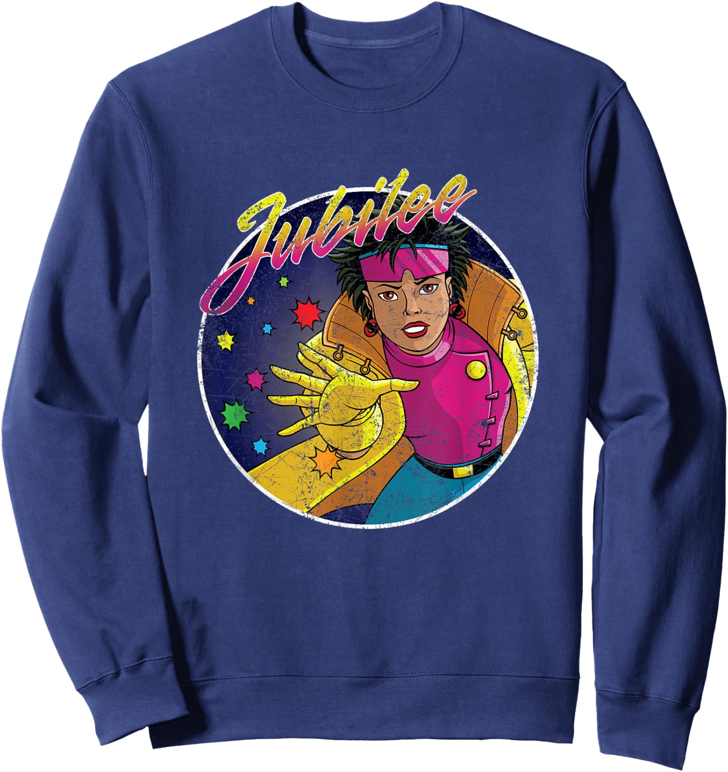 Marvel X-Men Jubilee 90s Sweatshirt - Sweatshirt | Navy
