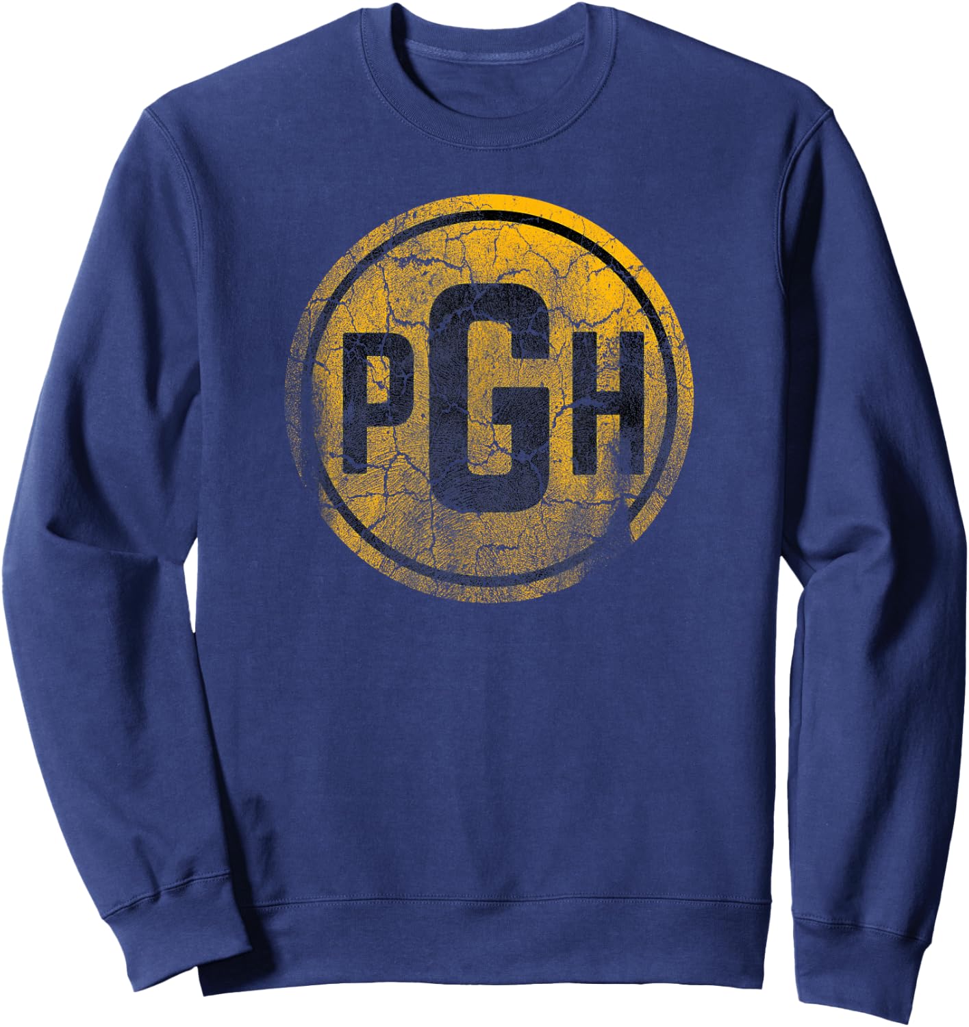 Pittsburgh PGH Steel City Pride Vintage Sweatshirt - Sweatshirt | Navy