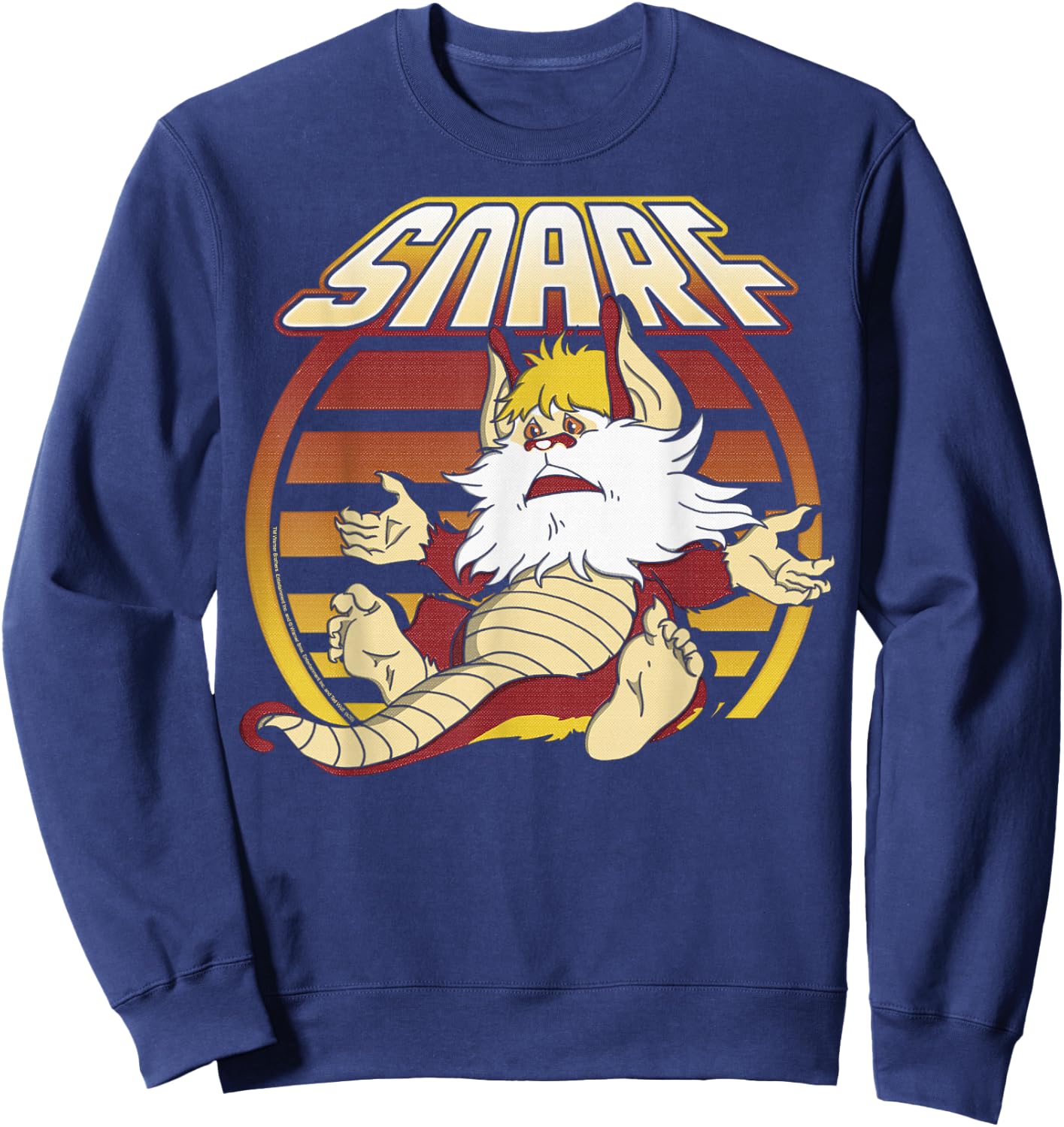 ThunderCats Snarf Retro Sunset Portrait Sweatshirt - Sweatshirt | Navy