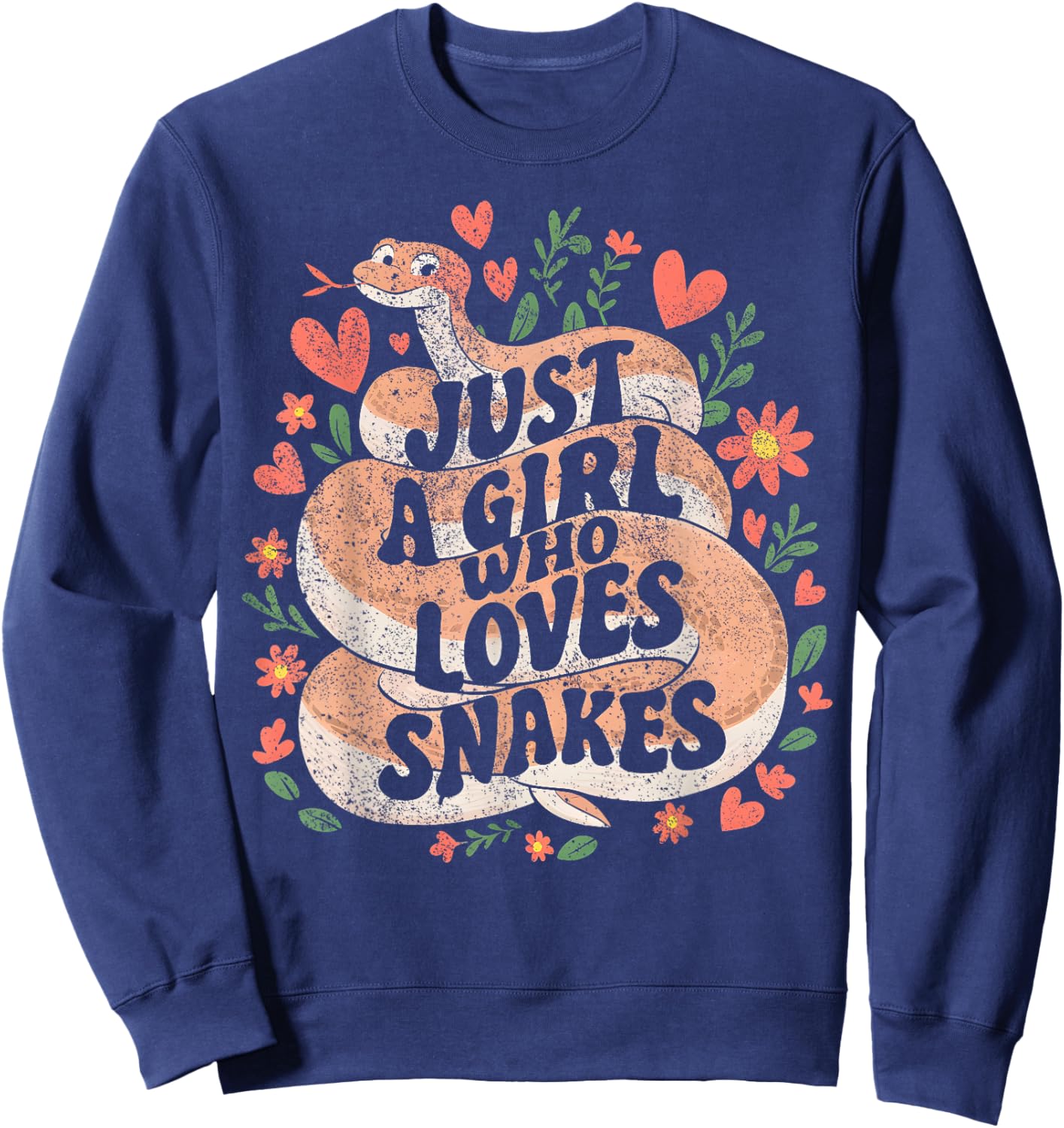 Just A Girl Who Loves Snakes Sweatshirt - Sweatshirt | Navy
