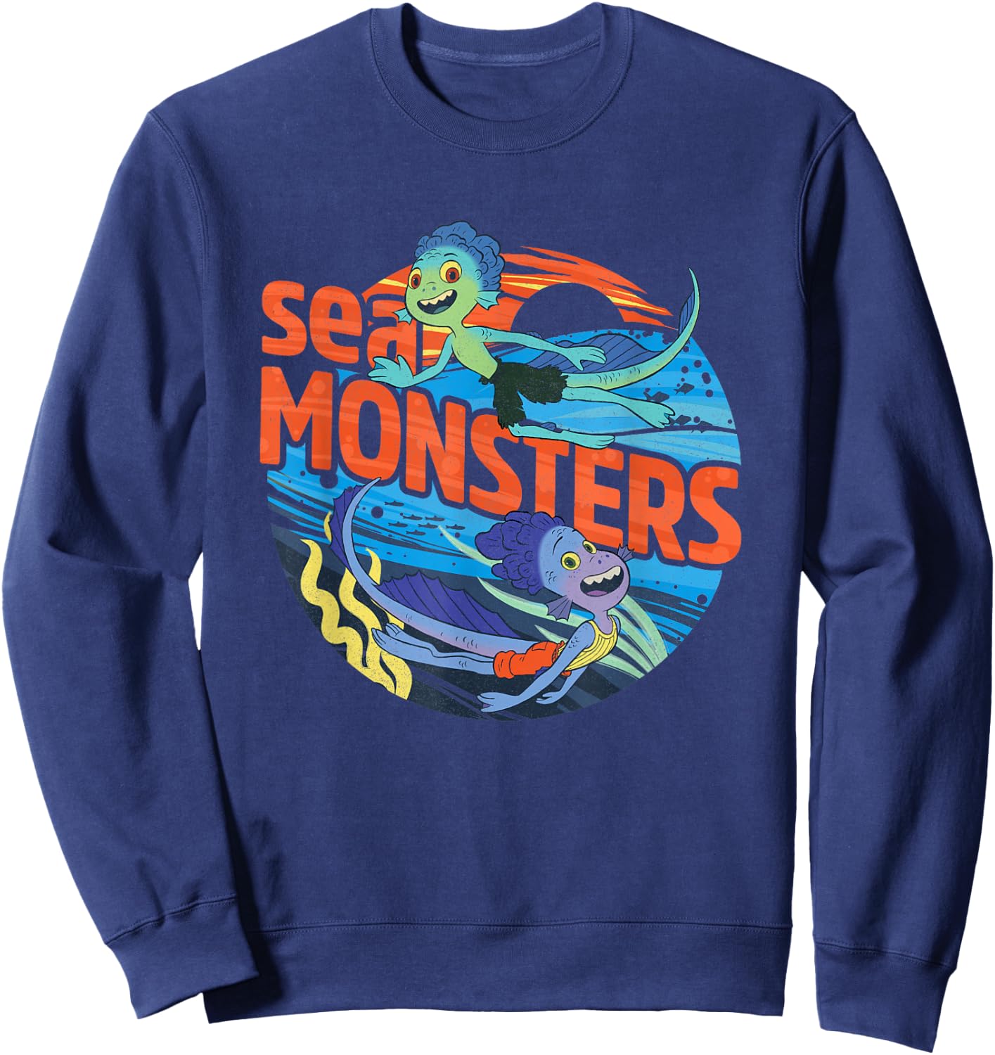 Disney Pixar Luca & Alberto Sea Monsters Sweatshirt - Sweatshirt | Navy