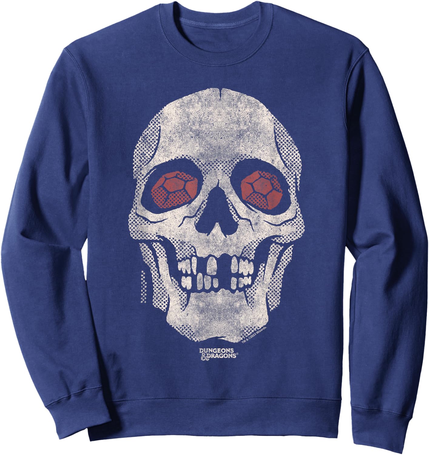 Dungeons & Dragons Demi Lich Skull Sweatshirt - Sweatshirt | Navy