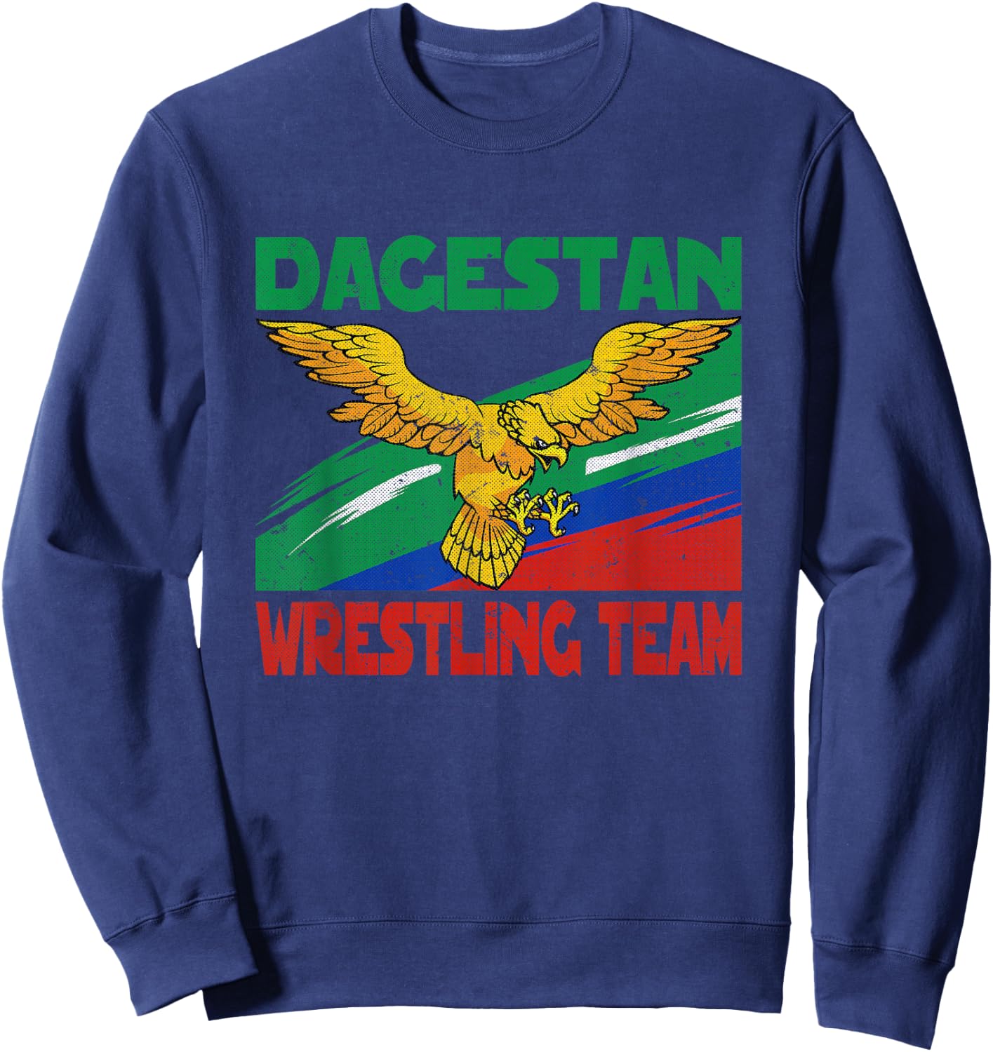 Dagestan Wrestling Team. Caucasus Fighter for Wrestlers Sweatshirt - Sweatshirt | Navy