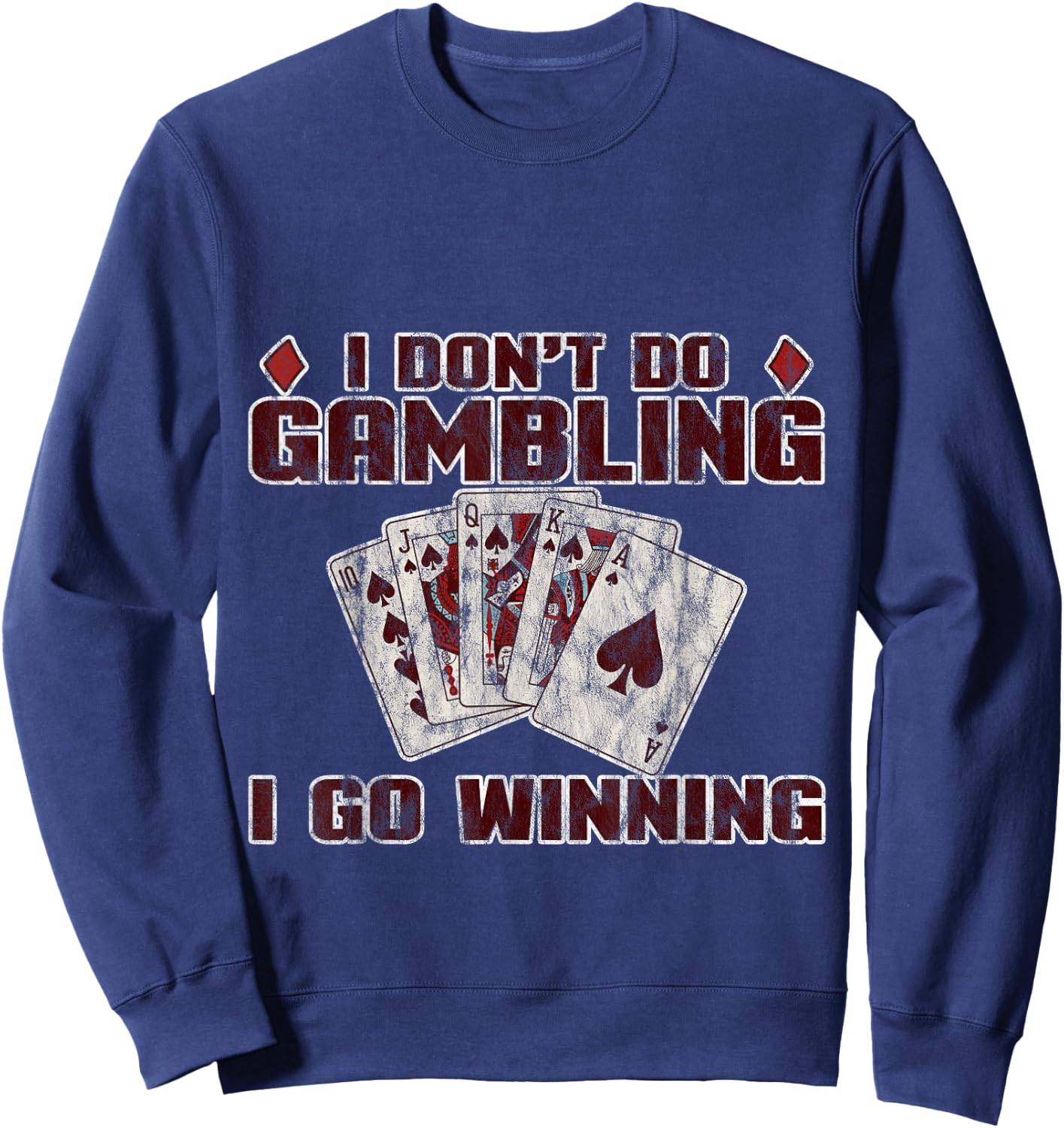 Gambler Apparel Black Modern Game - -Adults, Small, Short Sleeve Sweatshirt - Sweatshirt | Navy