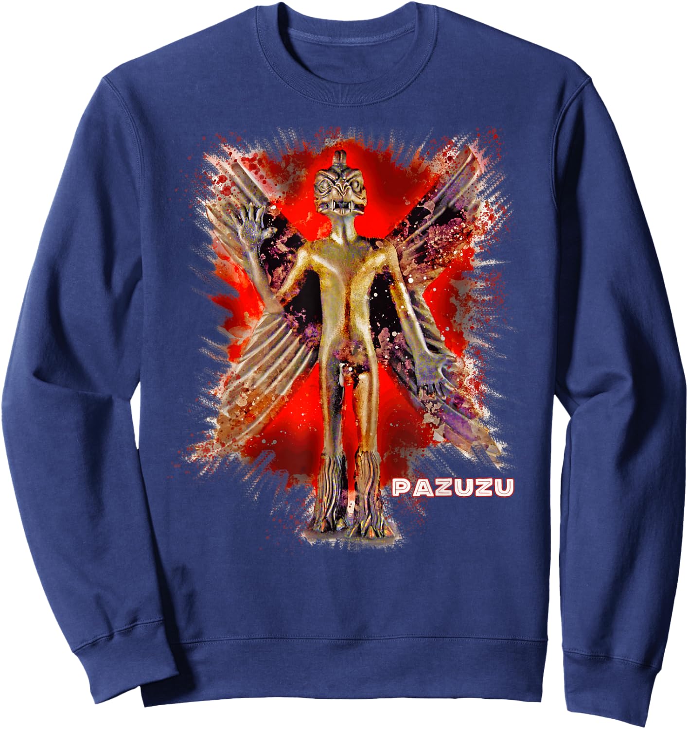 Pazuzu Demon Sweatshirt - Sweatshirt | Navy