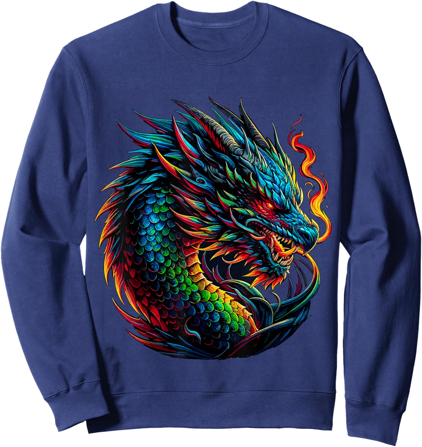 Fantasy Dragon Sweatshirt - Sweatshirt | Navy
