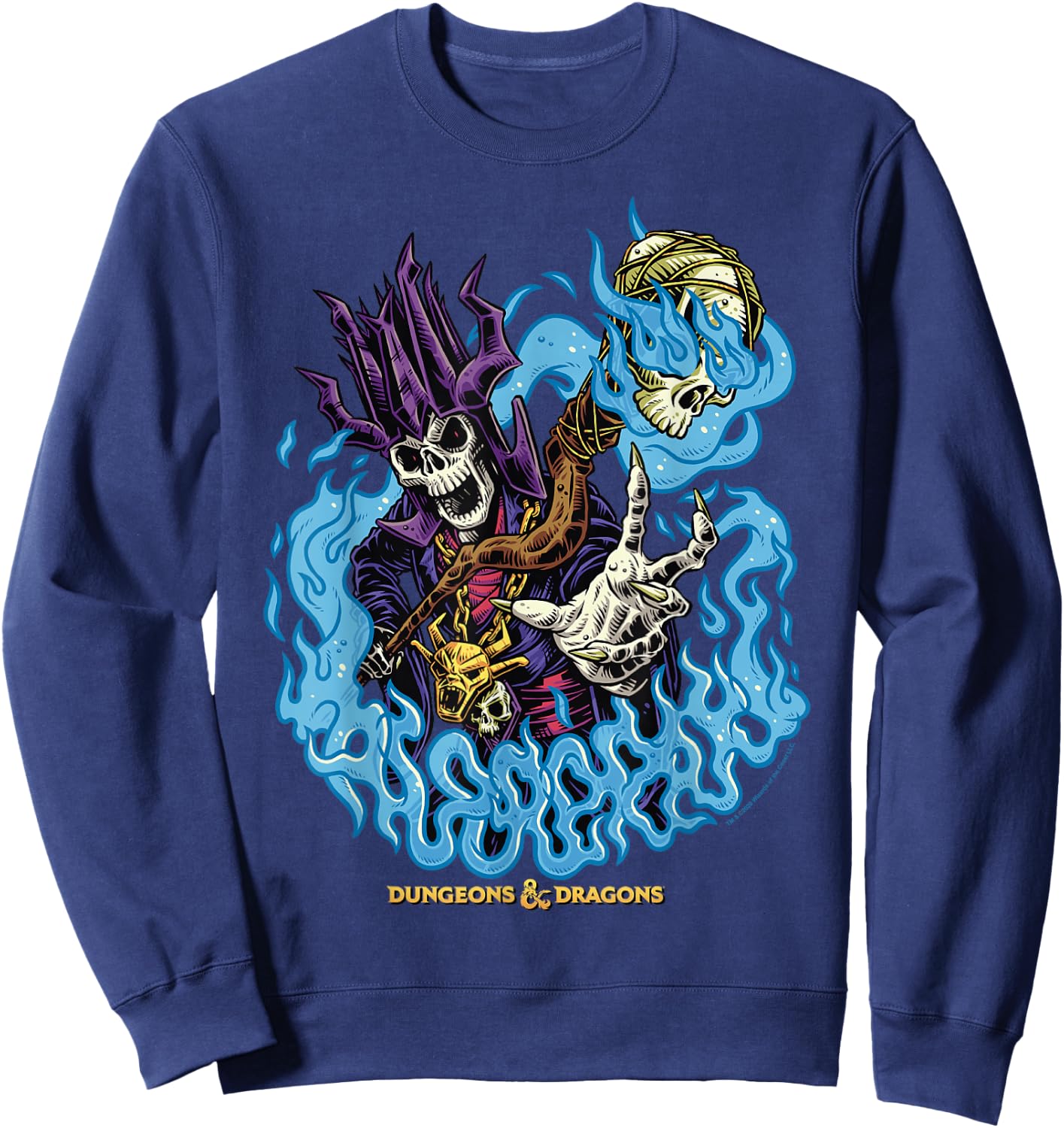 Dungeons & Dragons Acererak Logo Sweatshirt - Sweatshirt | Navy