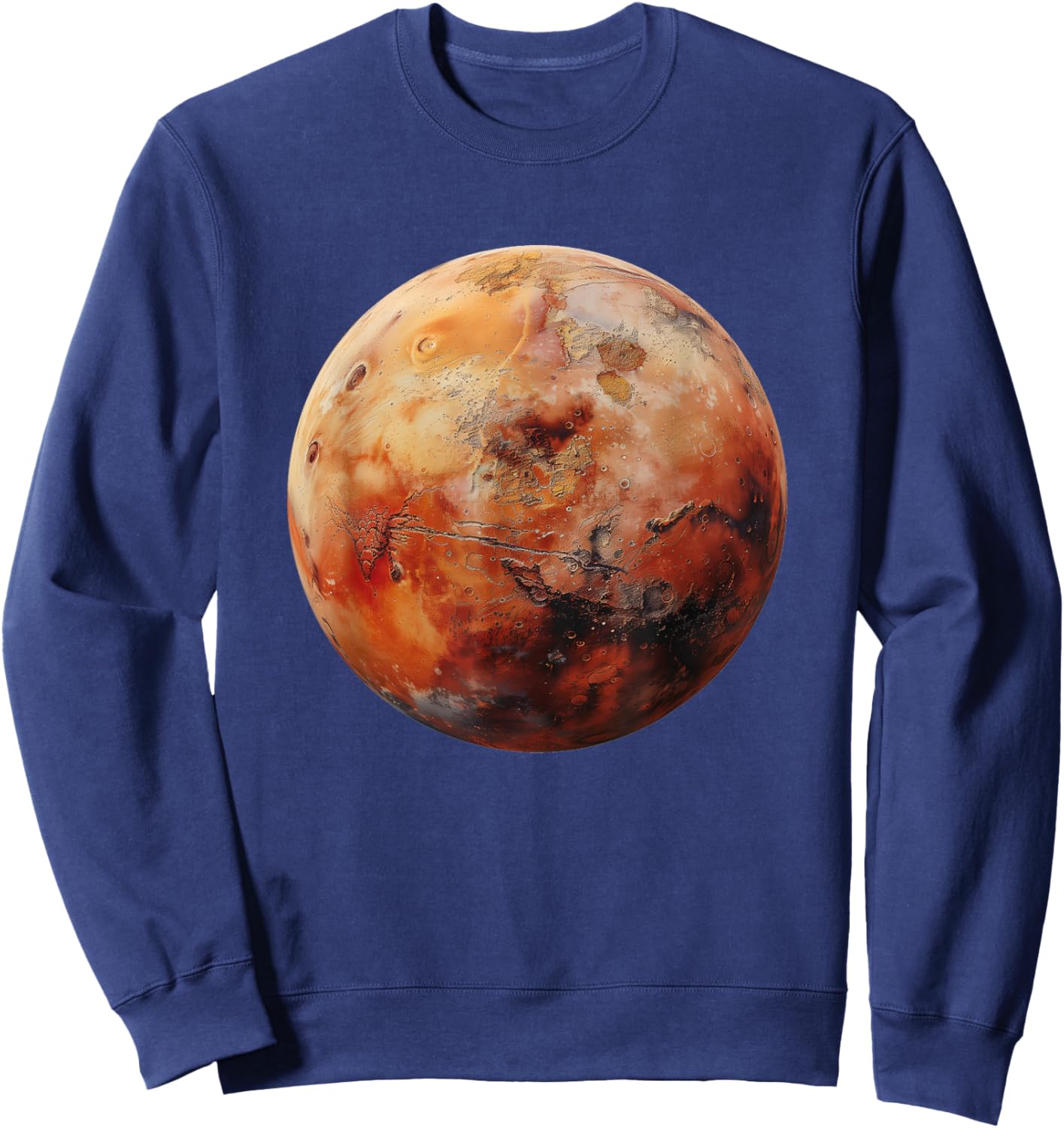 Mars Graphic Space Science Sweatshirt - Sweatshirt | Navy