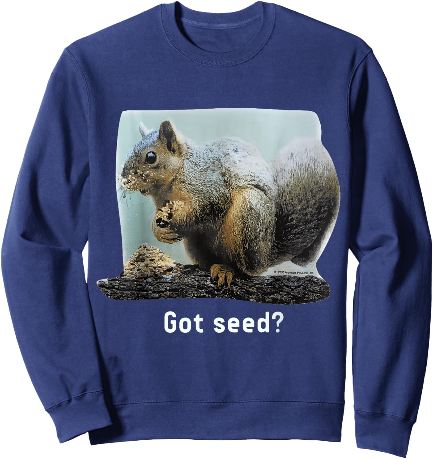 Got seed Squirrel Sweatshirt - Sweatshirt | Navy