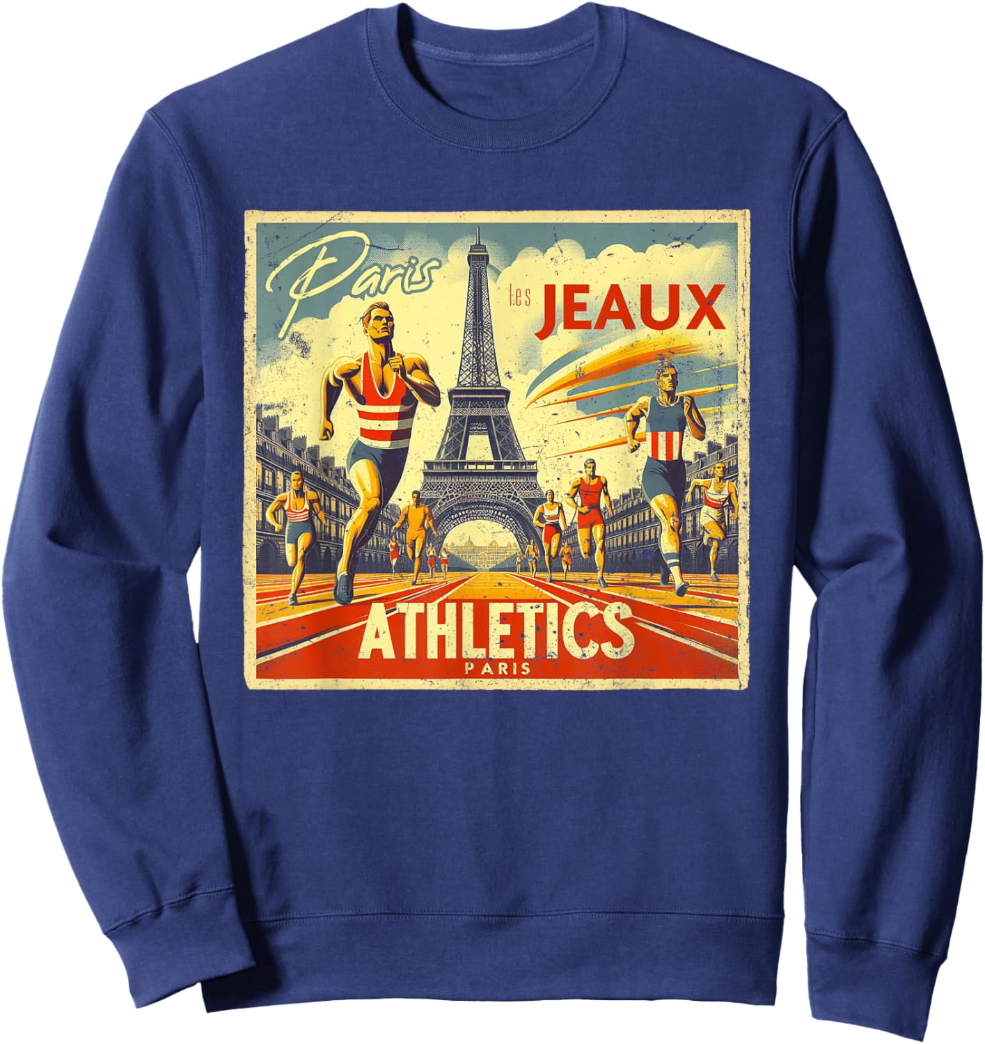 Paris The Games Athletics Sweatshirt - Sweatshirt | Navy