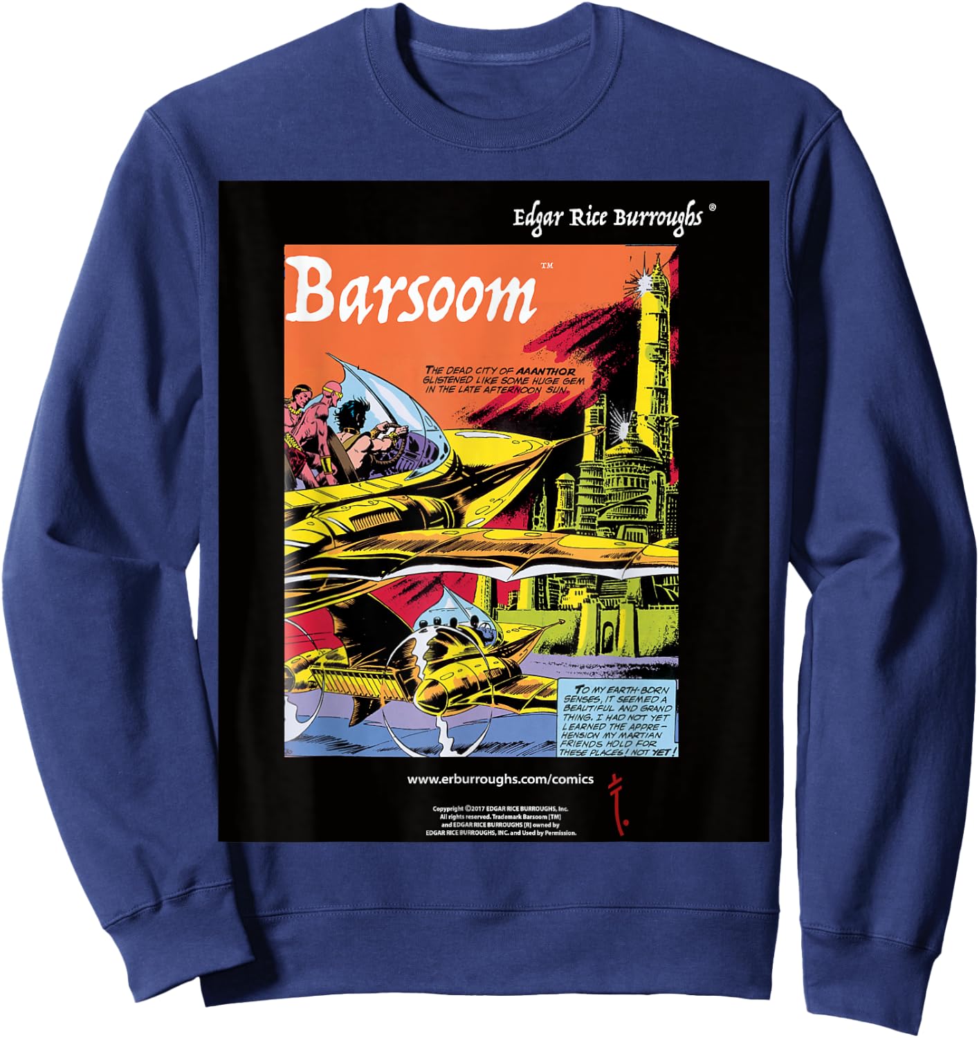 Barsoom Sweatshirt - Sweatshirt | Navy