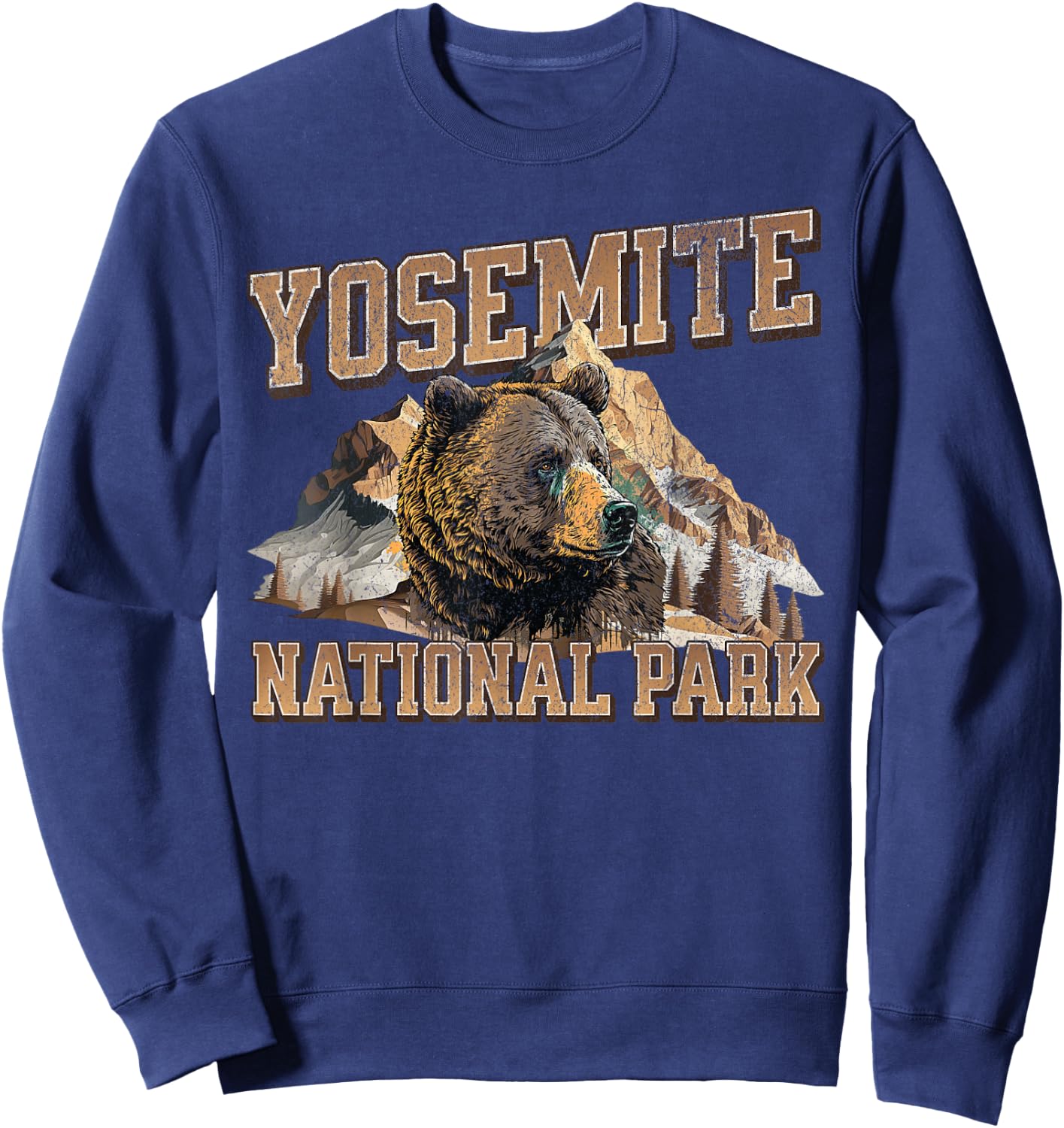 Yosemite National Park Sweatshirt - Sweatshirt | Navy