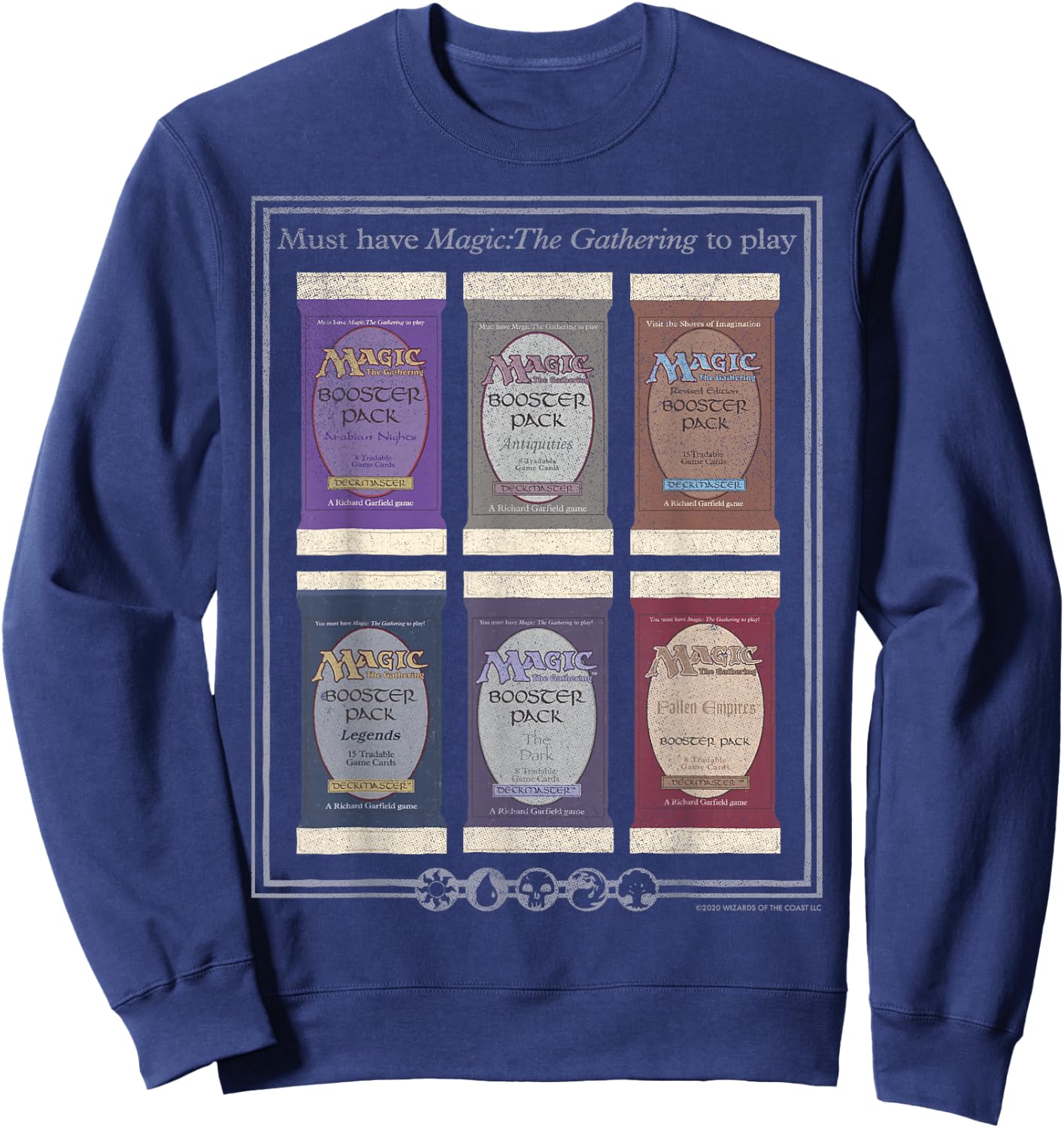 Magic: The Gathering Card Packs Sweatshirt - Sweatshirt | Navy