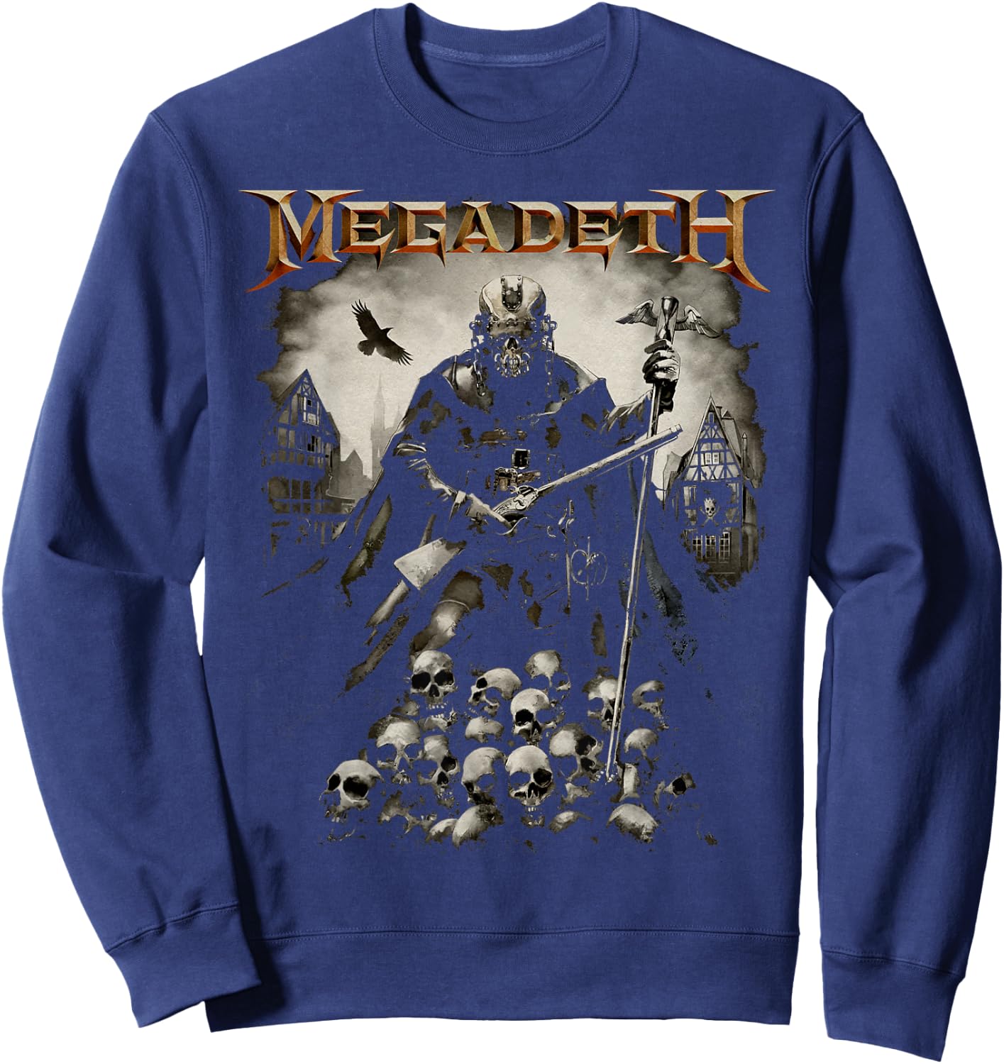 Megadeth - Plague Sweatshirt - Sweatshirt | Navy