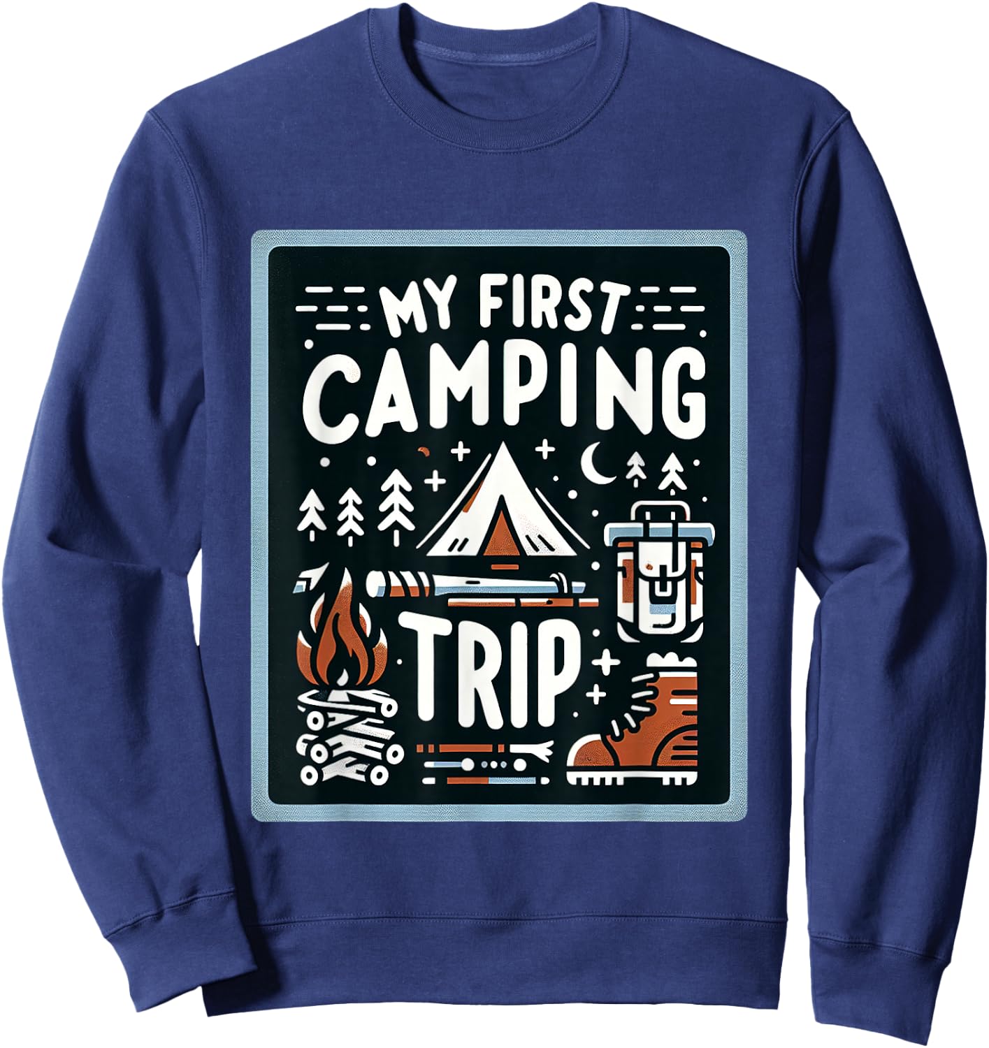 My First Camping Trip Sweatshirt - Sweatshirt | Navy