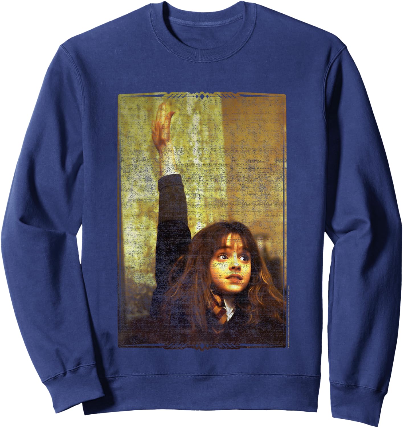 Kids Harry Potter Hermione Granger I Know The Answer Portrait Sweatshirt - Sweatshirt | Navy