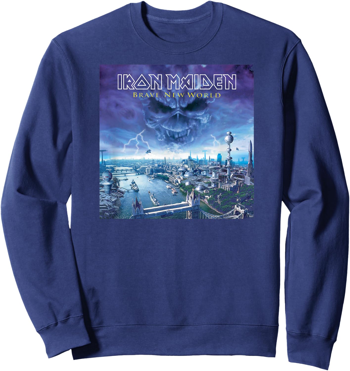 Iron Maiden - Brave New World Sweatshirt - Sweatshirt | Navy