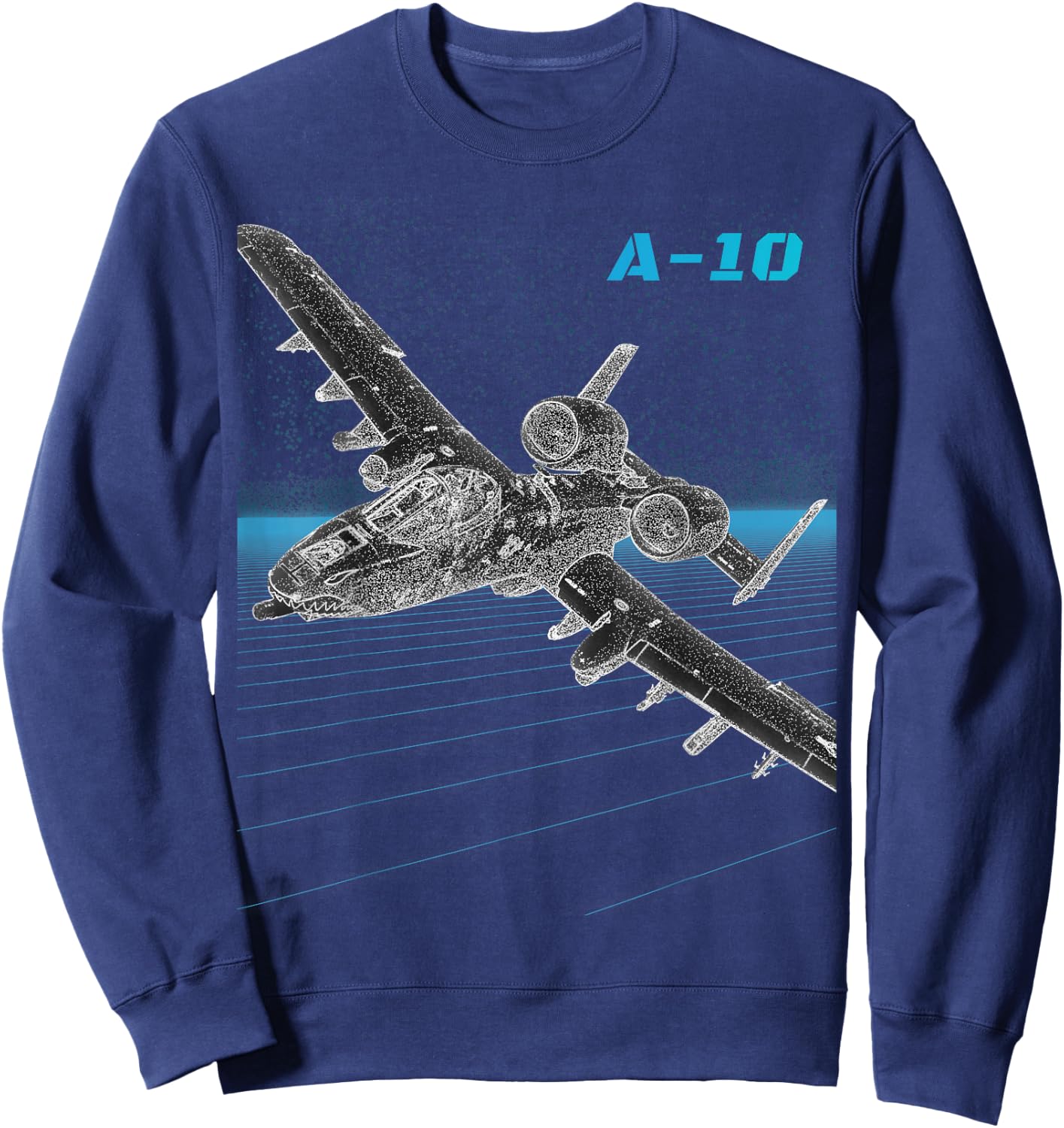 A-10 Thunderbolt II (Warthog) Sweatshirt - Sweatshirt | Navy