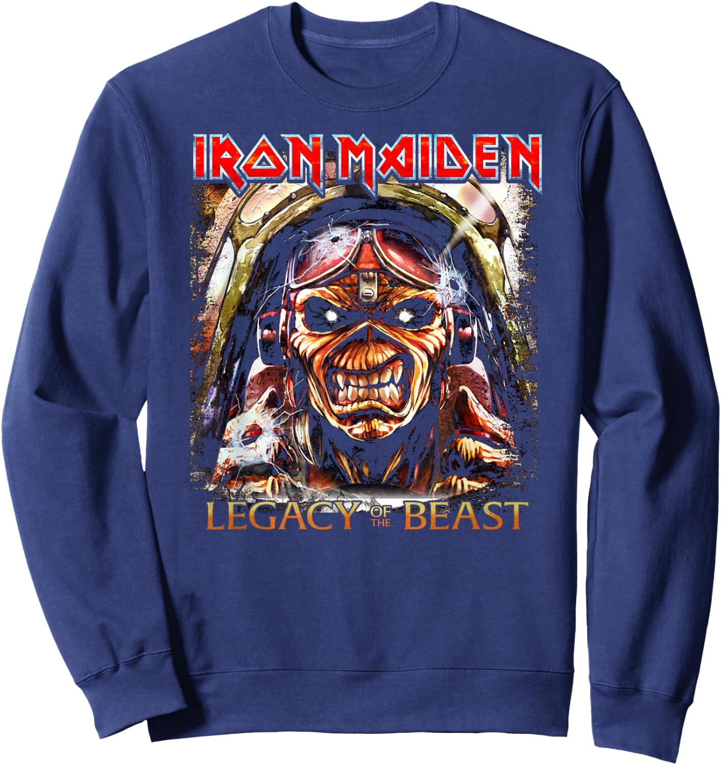 Iron Maiden - Legacy Aces Sweatshirt - Sweatshirt | Navy