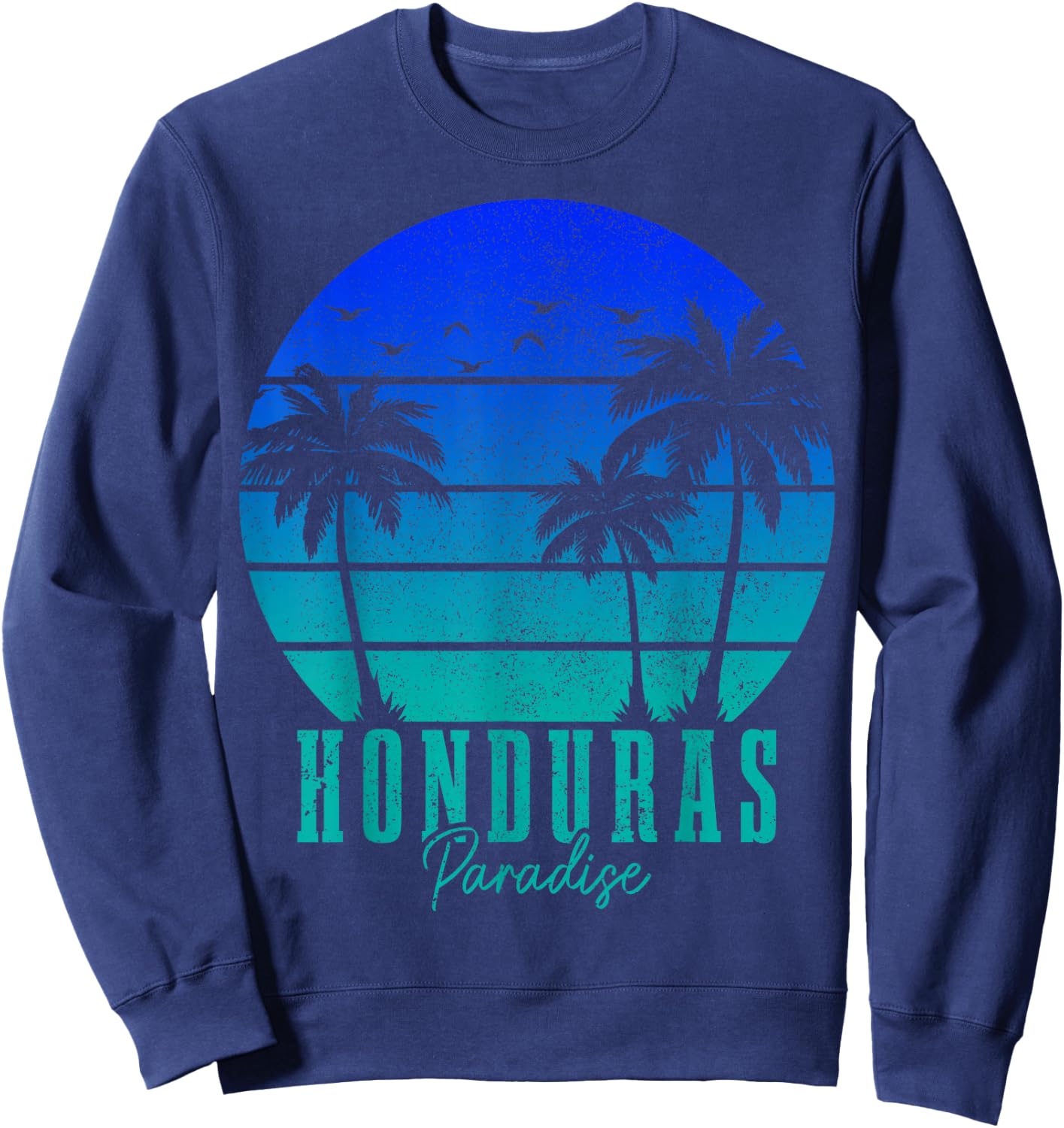 Honduras vintage surfer souvenir Sweatshirt - Sweatshirt | Navy