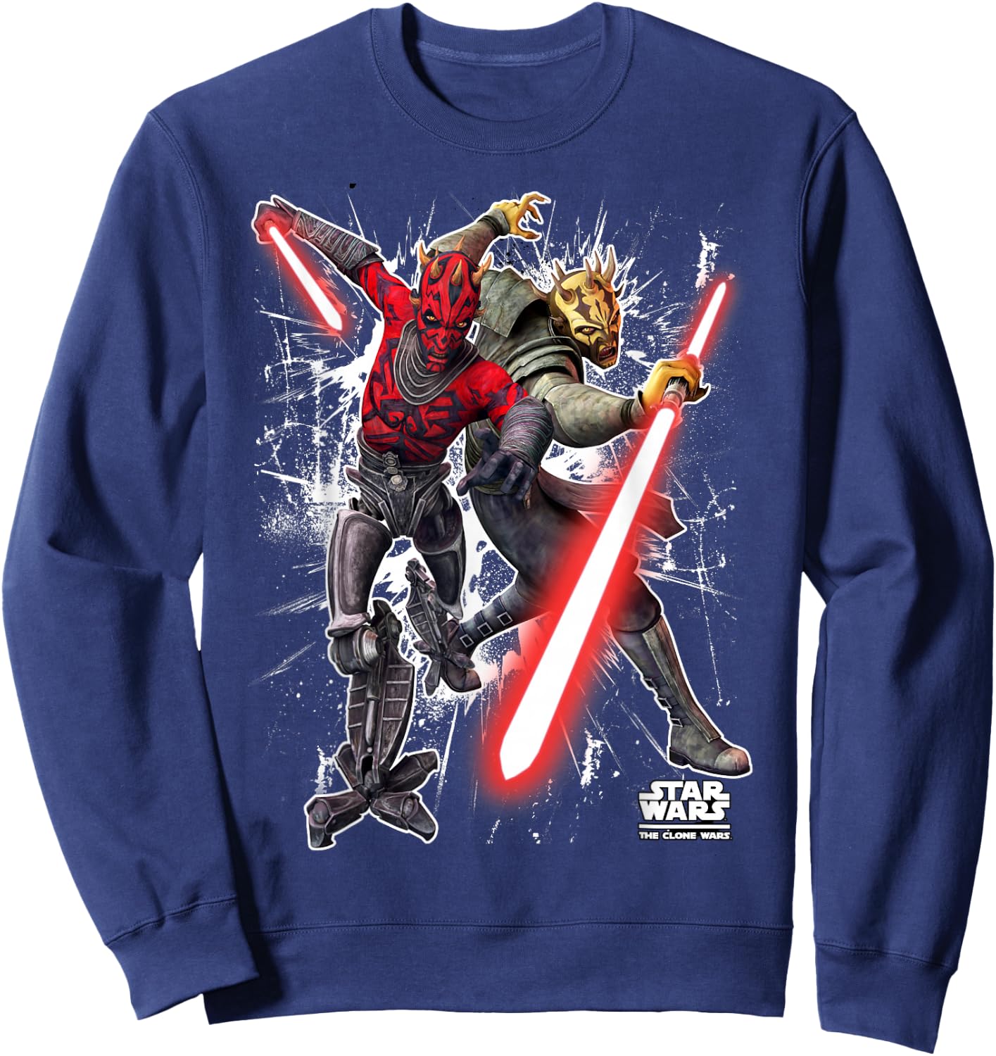 Star Wars: The Clone Wars Darth Maul & Savage Opress Sweatshirt - Sweatshirt | Navy