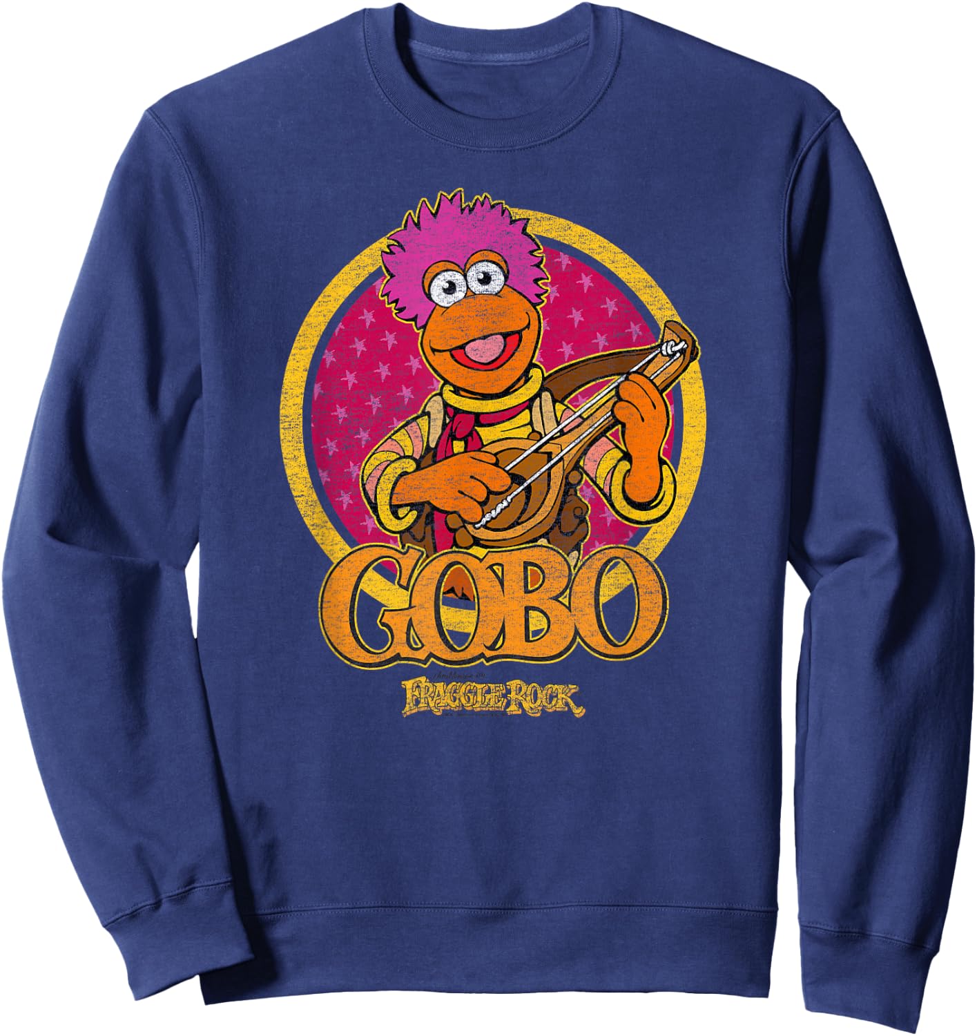 Fraggle Rock Gobo Circle Sweatshirt - Sweatshirt | Navy
