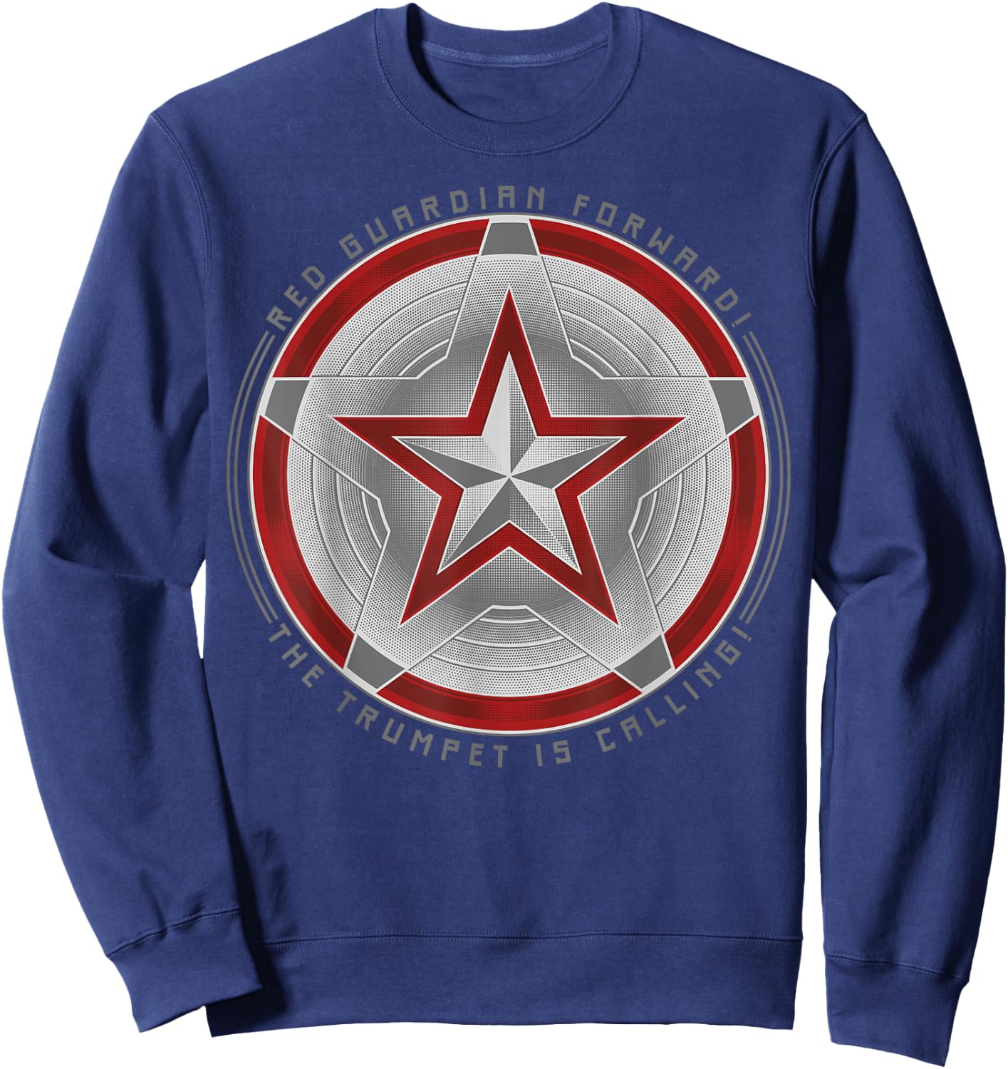 Marvel Black Widow Red Guardian Forward Shield Sweatshirt - Sweatshirt | Navy
