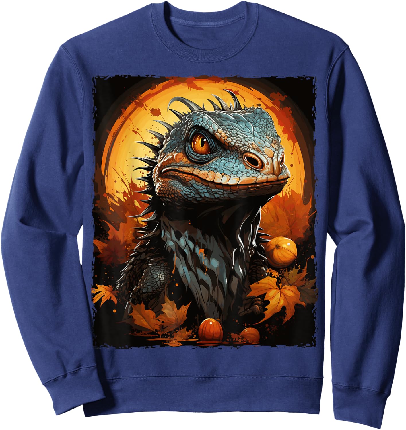 Bearded Dragon Halloween Sweatshirt - Sweatshirt | Navy