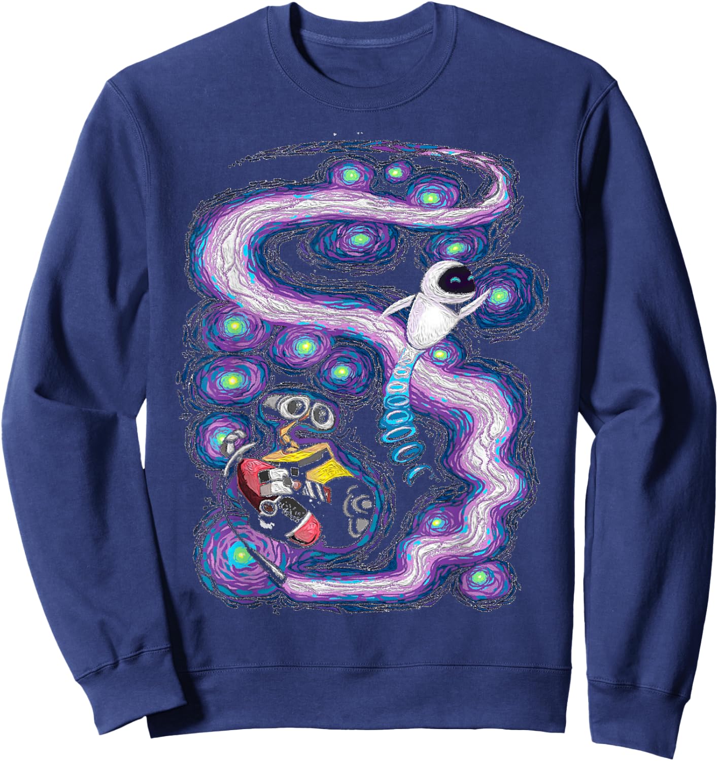 Disney Pixar Wall-E Cosmic Stars Sweatshirt - Sweatshirt | Navy