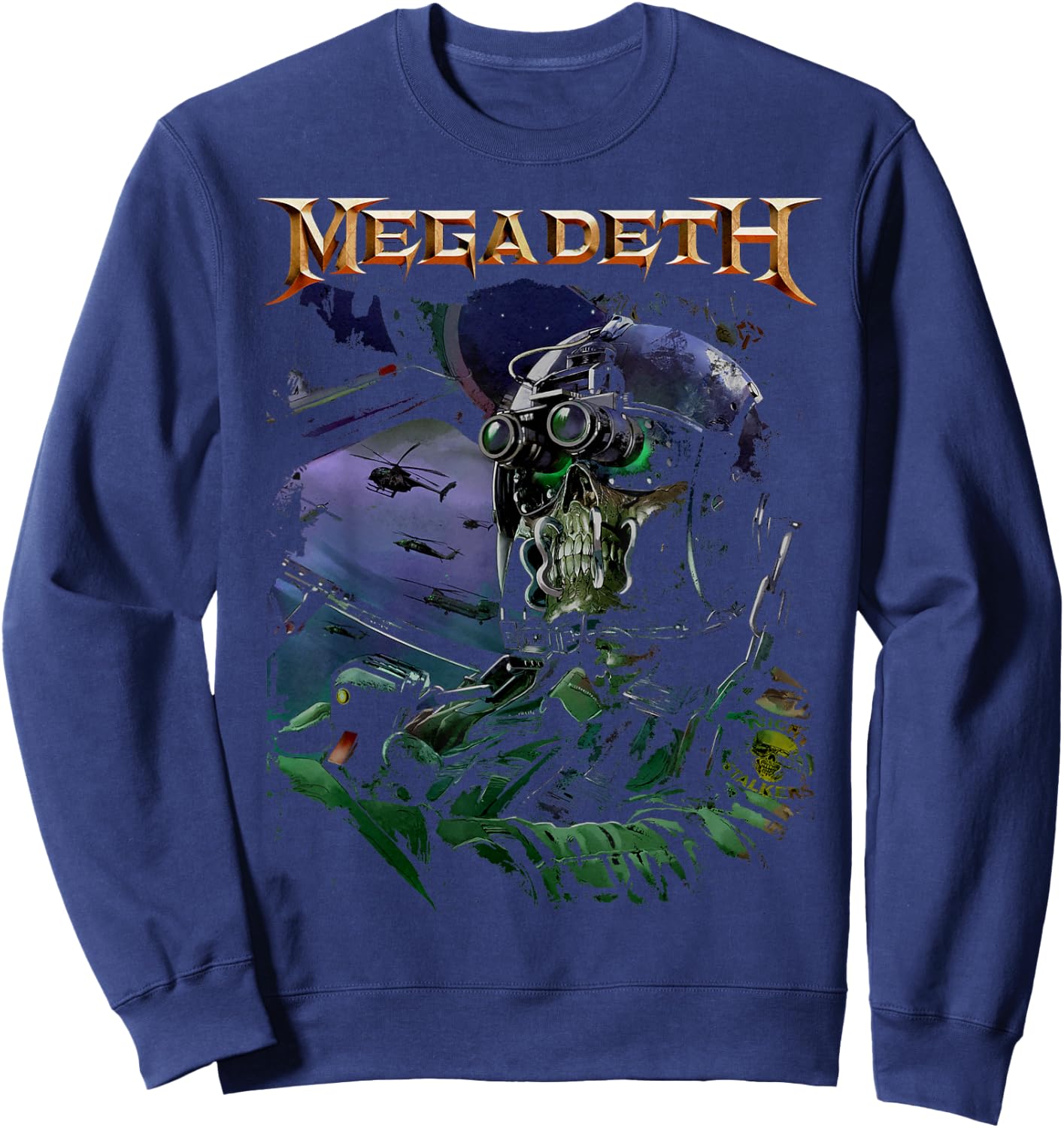 Megadeth - Helicopter Vic Sweatshirt - Sweatshirt | Navy