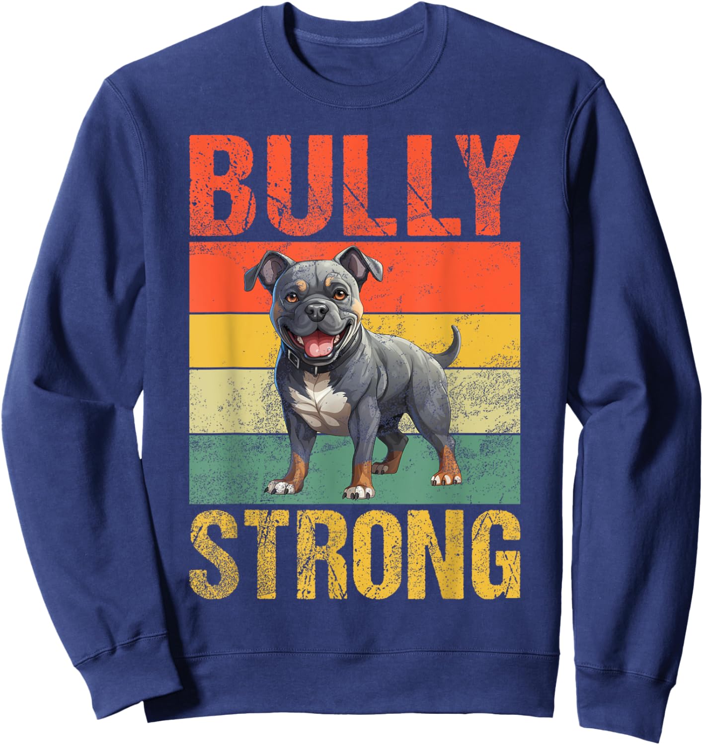 Bully Strong American Bully Sweatshirt - Sweatshirt | Navy