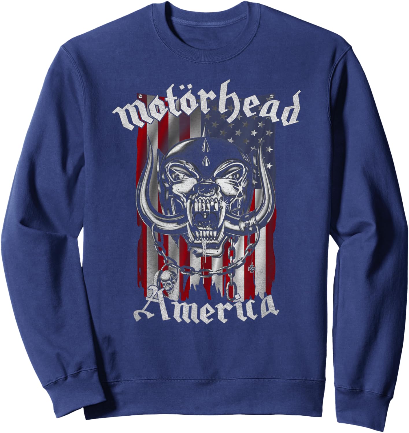 Motörhead – America Warpig Sweatshirt - Sweatshirt | Navy