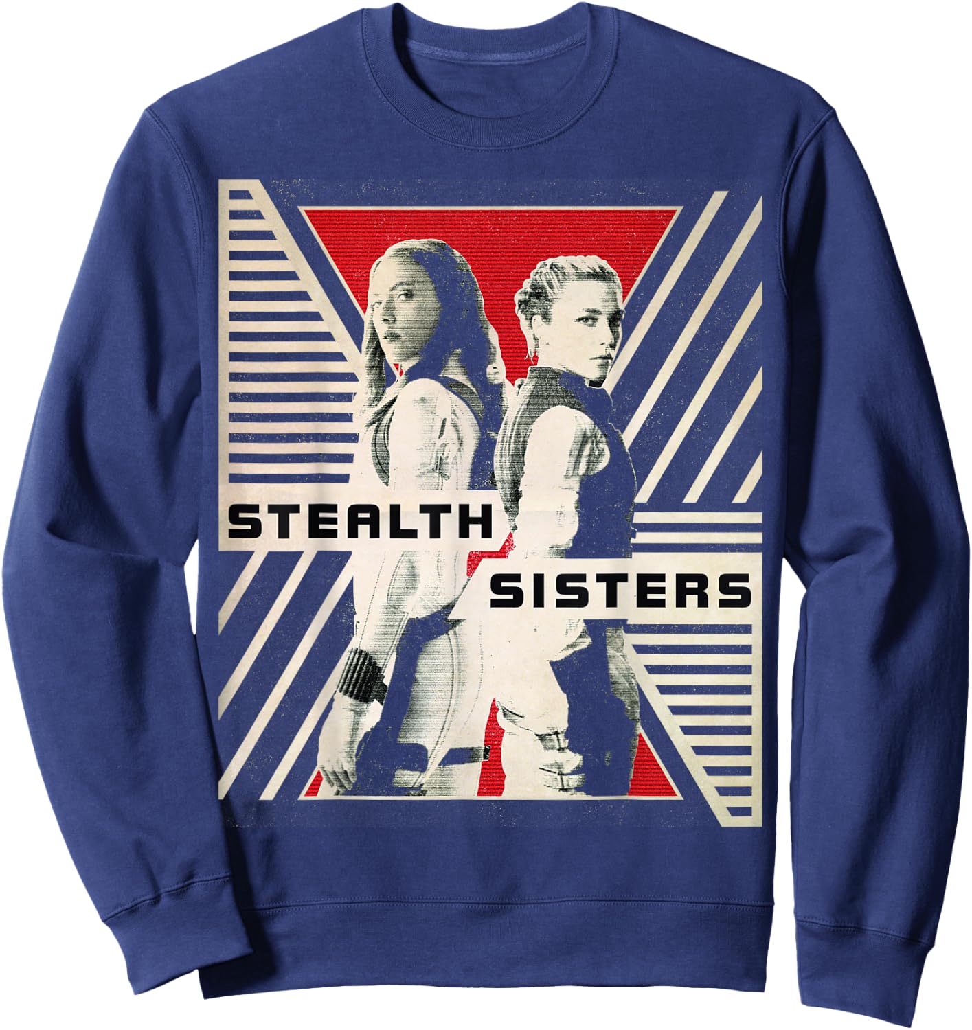 Marvel Black Widow Stealth Sisters Poster Sweatshirt - Sweatshirt | Navy