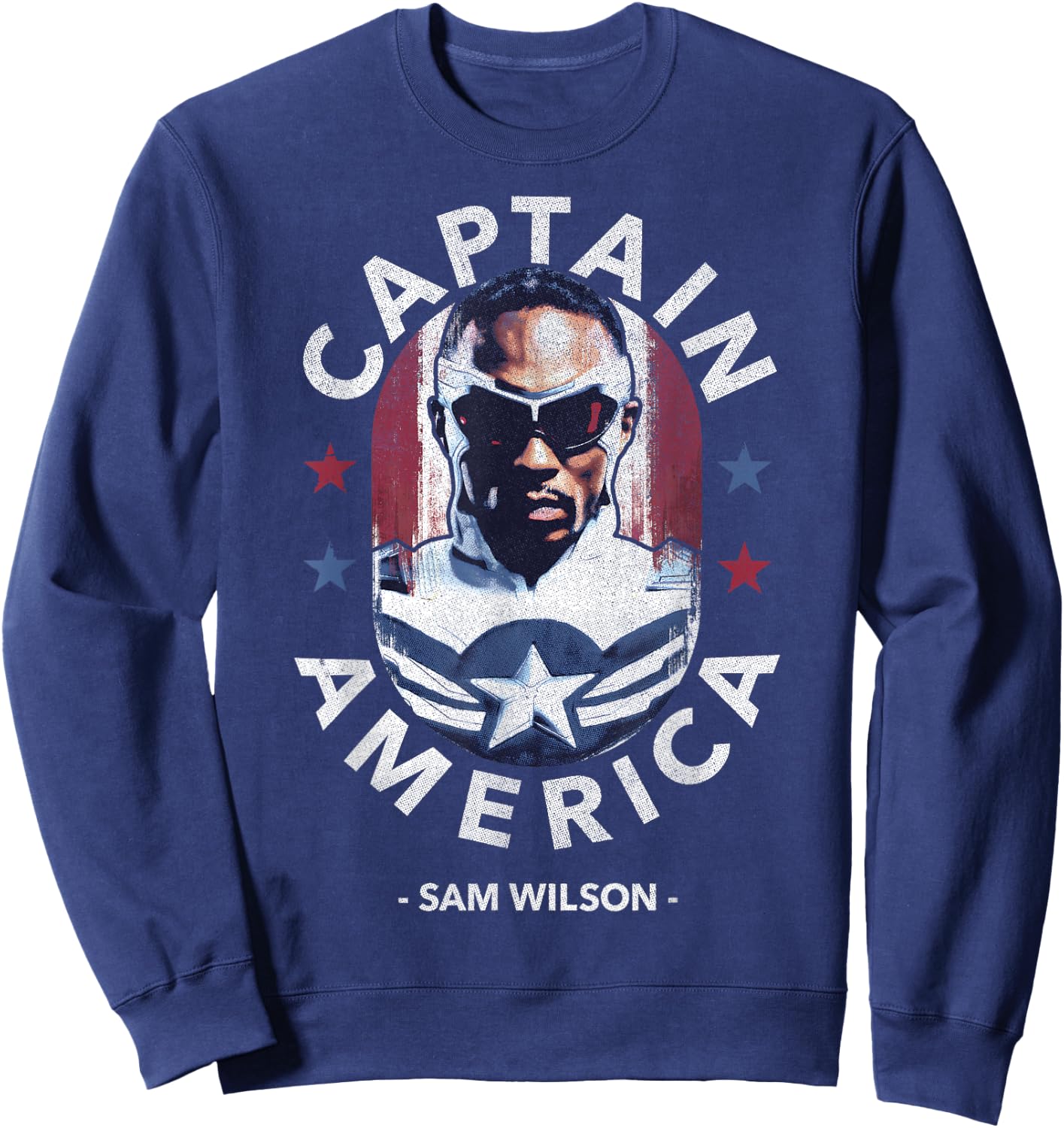 Marvel Falcon Winter Soldier Sam Wilson Captain America Sweatshirt - Sweatshirt | Navy