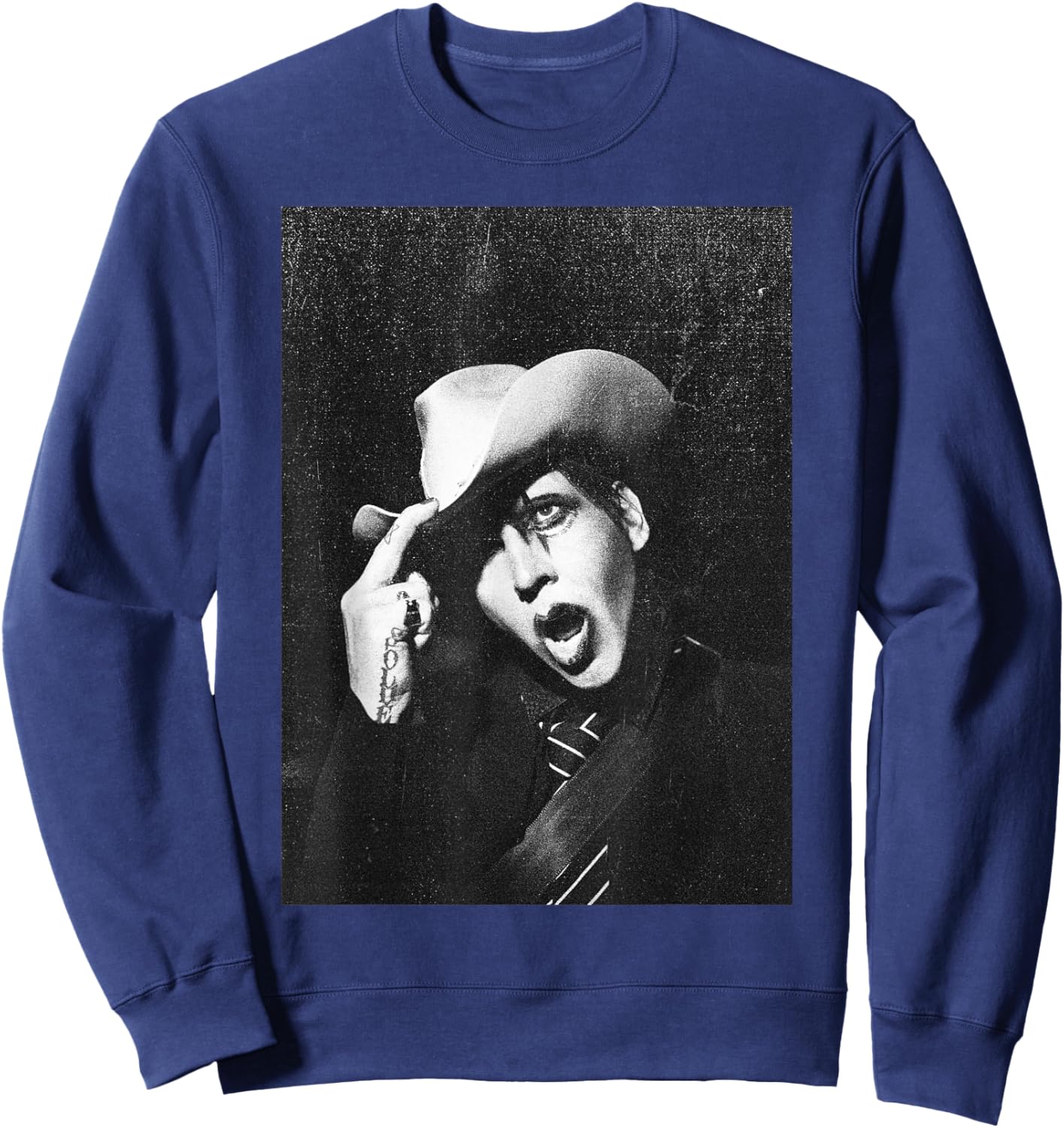 Marilyn Manson – Cowboy Sweatshirt - Sweatshirt | Navy