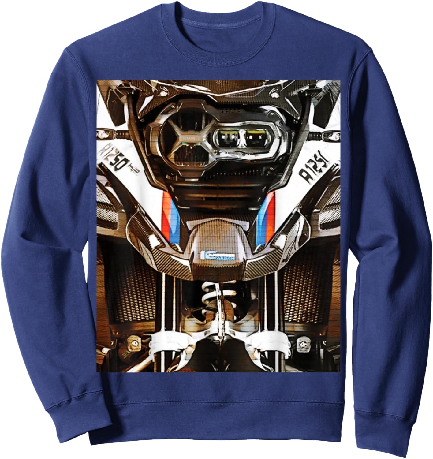1250 GS Adventure Vintage Bike Enduro Motorcycle Sweatshirt - Sweatshirt | Navy