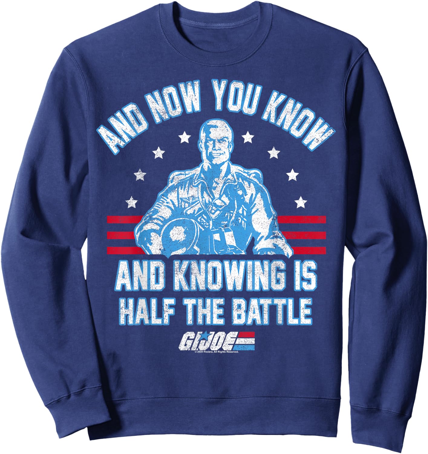 G.I. Joe Knowing Is Half The Battle Team Leader Collegiate Sweatshirt - Sweatshirt | Navy