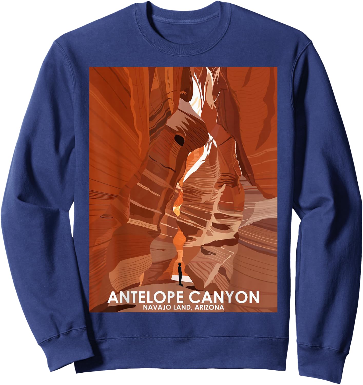 Antelope Canyon Arizona Sweatshirt - Sweatshirt | Navy