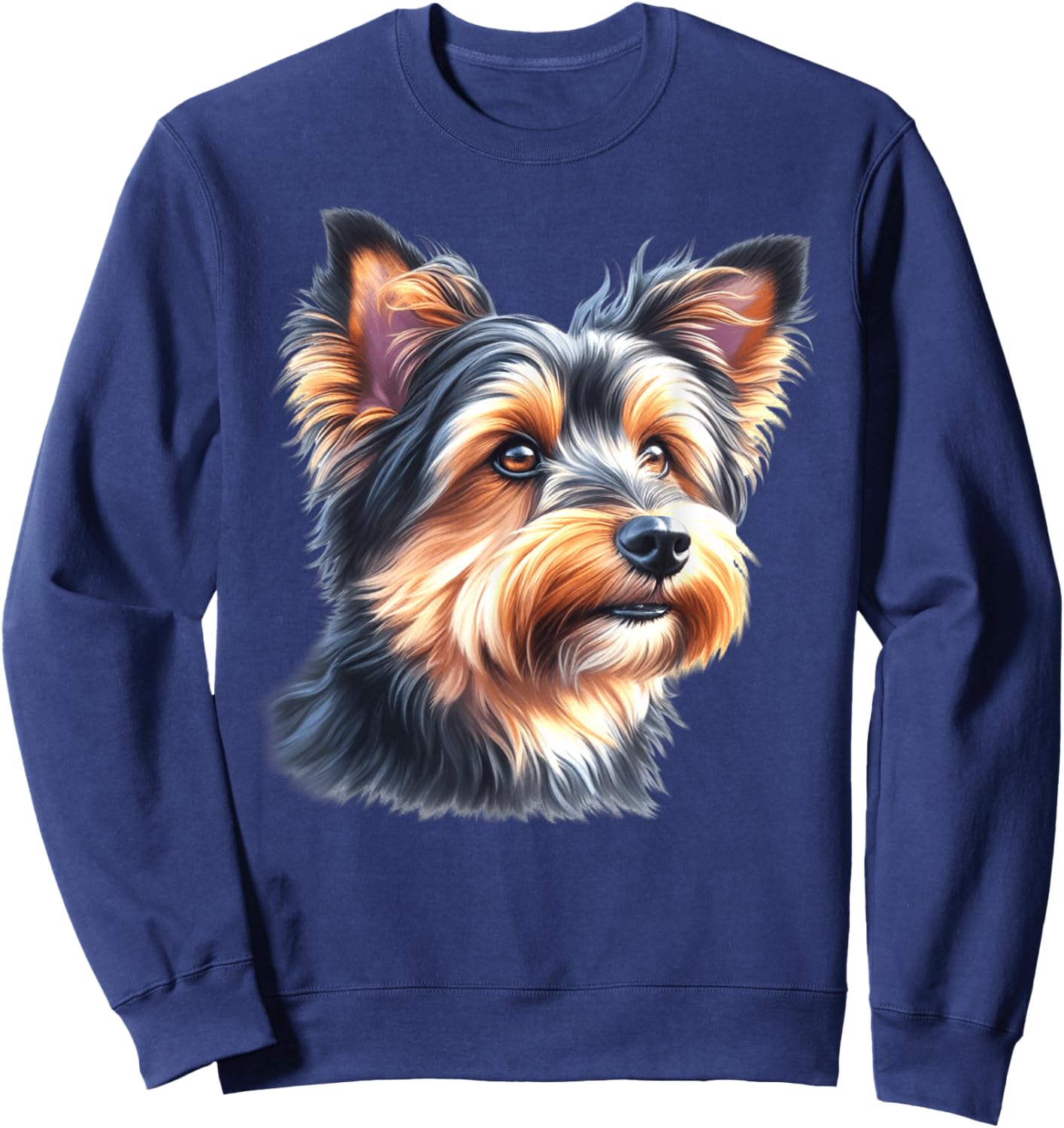 Cairn Terrier Dog Puppy Portrait Sweatshirt - Sweatshirt | Navy