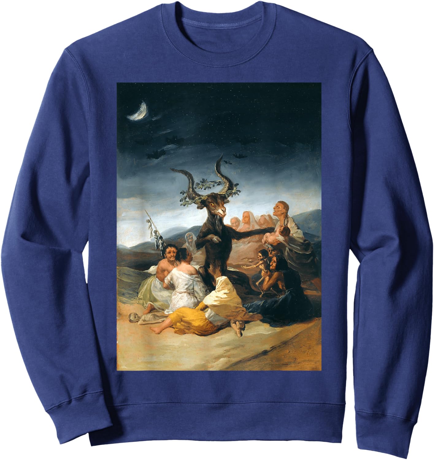 Famous Renaissance Painting Illustration Sweatshirt - Sweatshirt | Navy