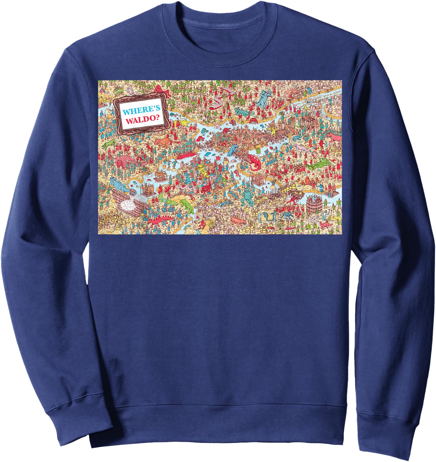 Where's Waldo Monster Master Sweatshirt - Sweatshirt | Navy