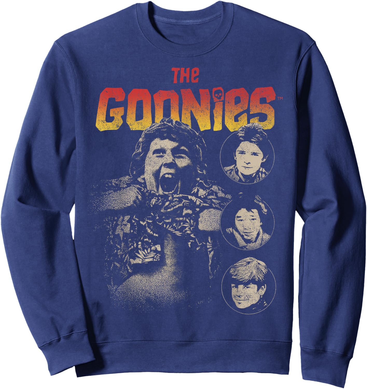 The Goonies Cast Poster Sweatshirt - Sweatshirt | Navy