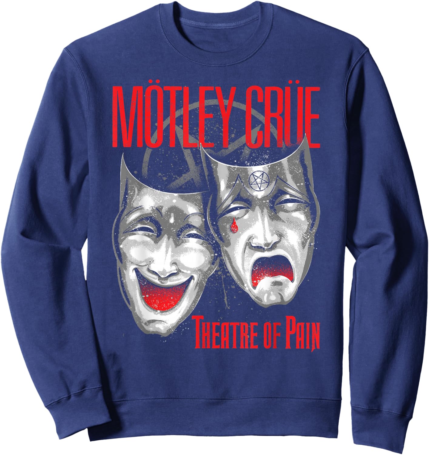 Mötley Crüe - Theatre Of Pain - Cry Sweatshirt - Sweatshirt | Navy