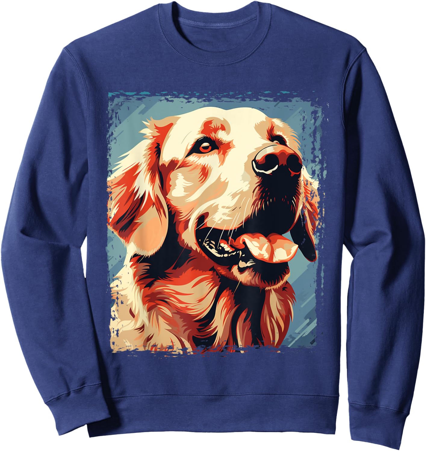 Golden Retriever for Kid Boys Girls Funny Dog Lover Sweatshirt - Sweatshirt | Navy