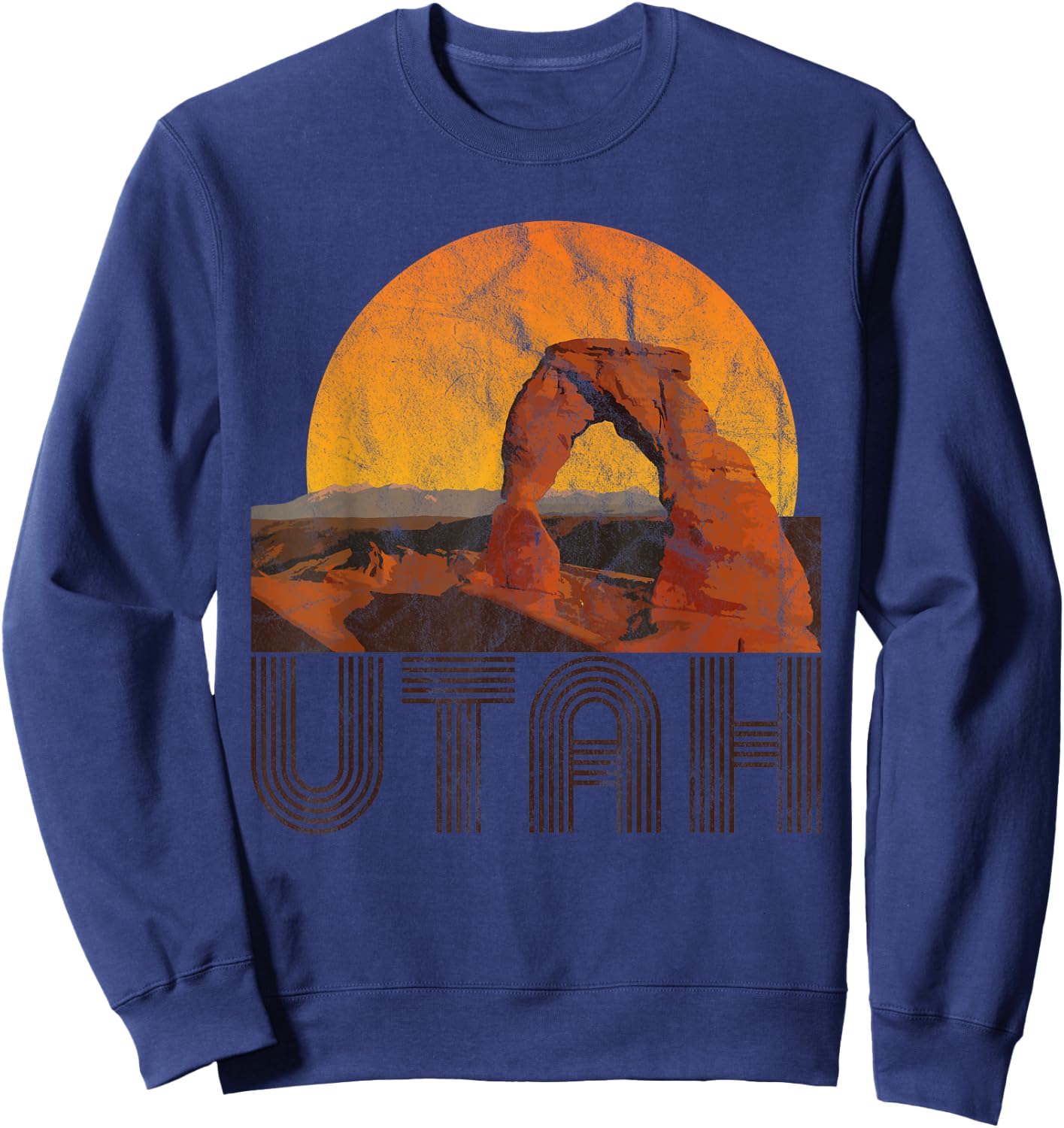 Vintage Utah Sweatshirt - Sweatshirt | Navy